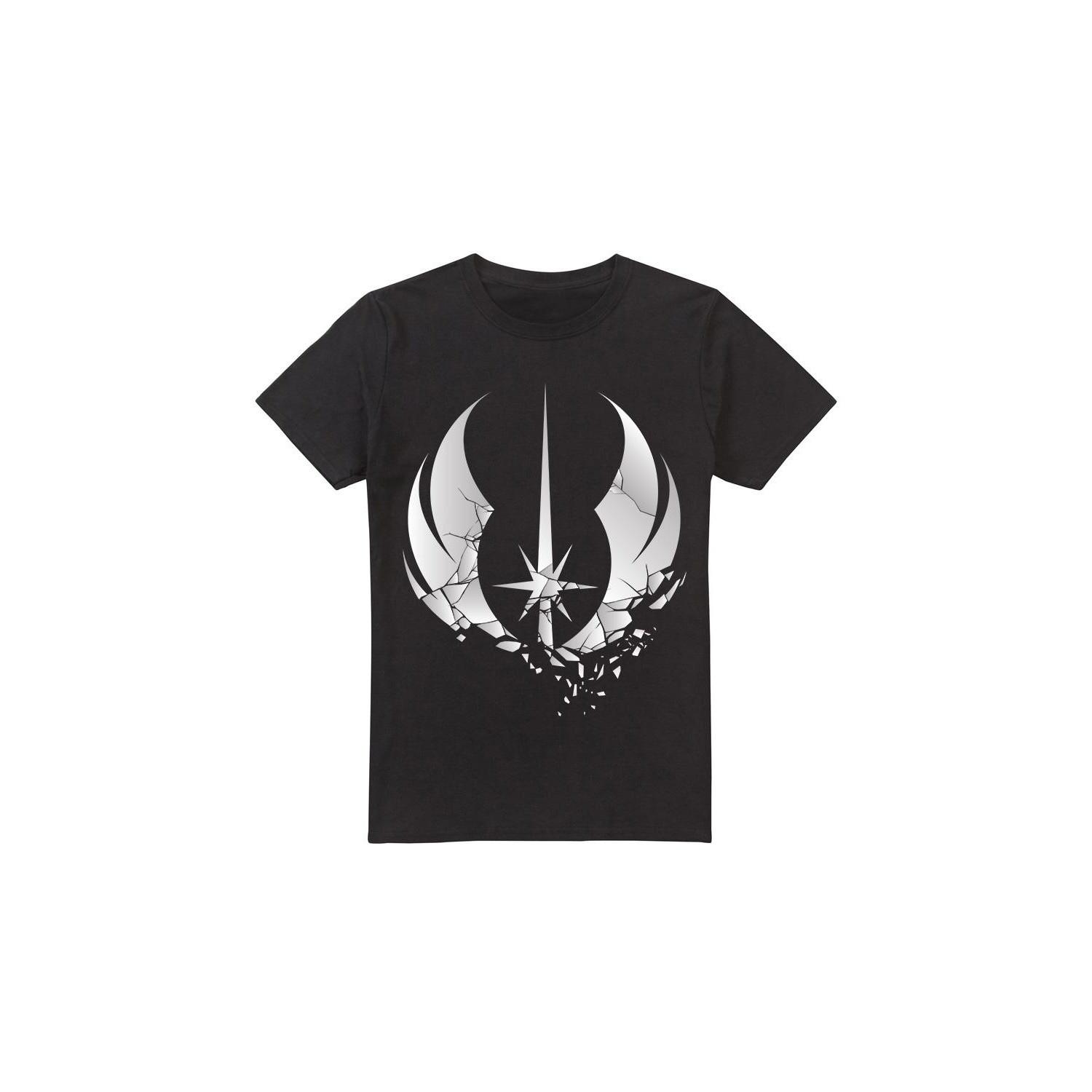 STAR WARS Jedi T-Shirt mit rissigem Logo-Print