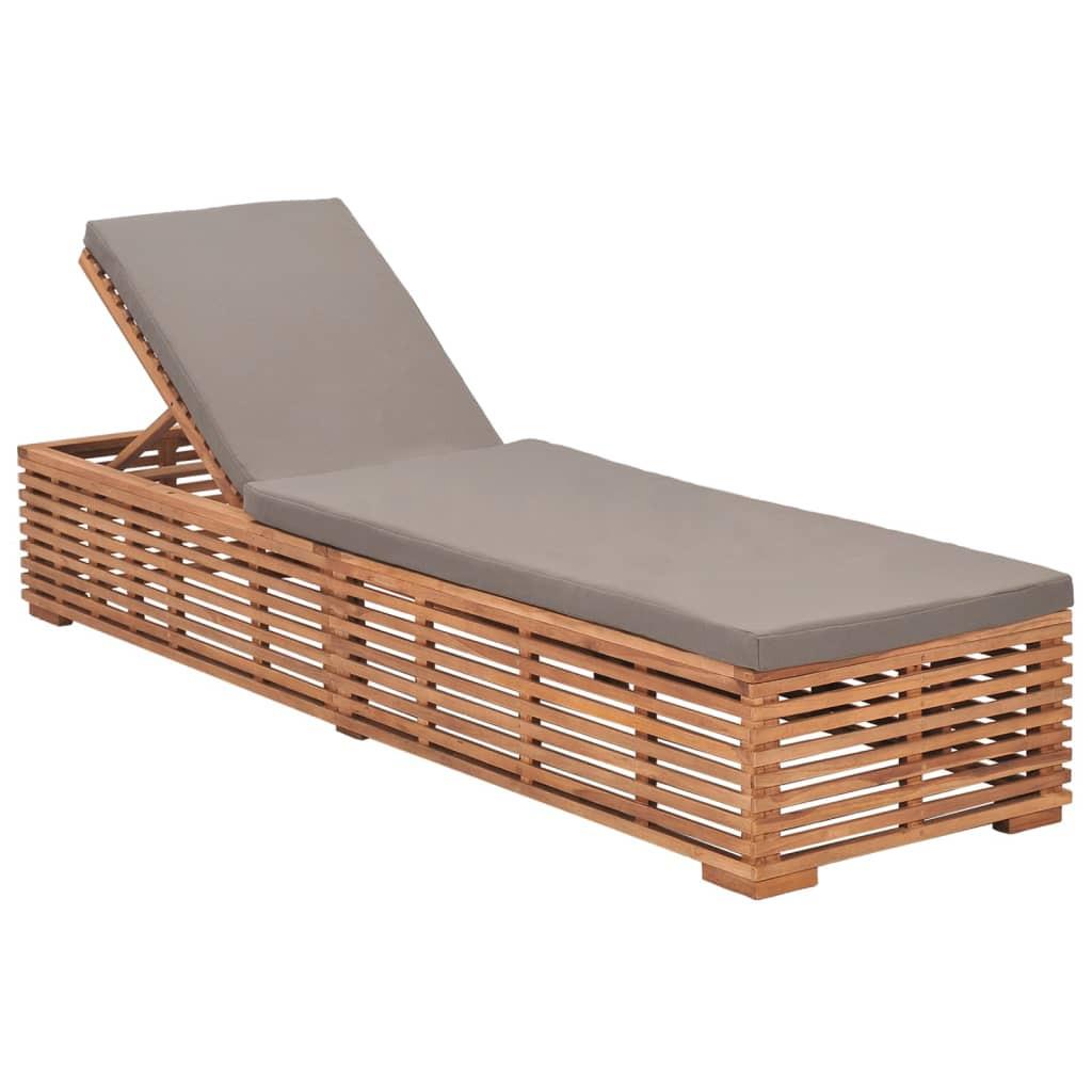 VidaXL Sonnenliege teak
