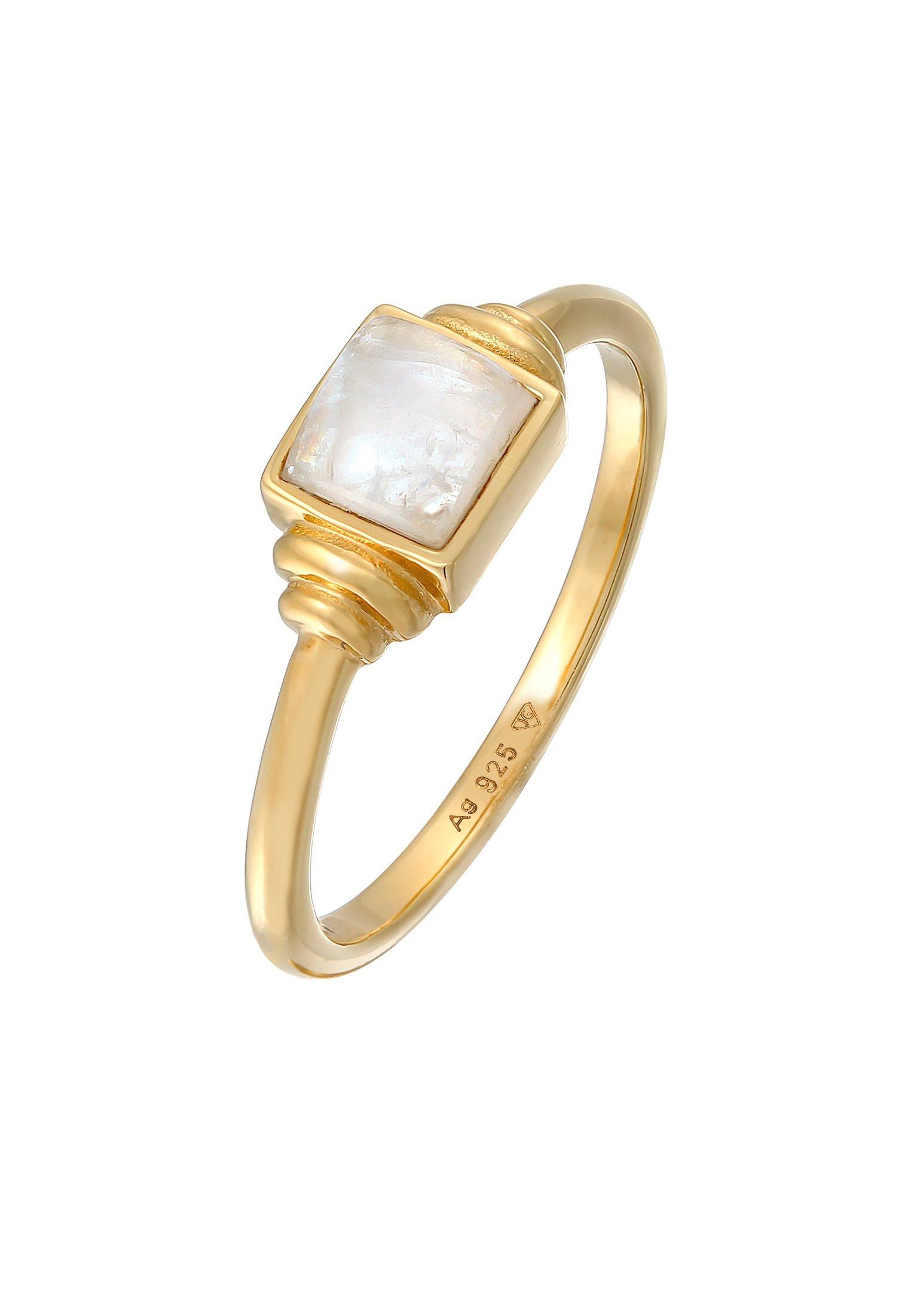 Elli Ring Quadrat Vintage Mit Mondstein