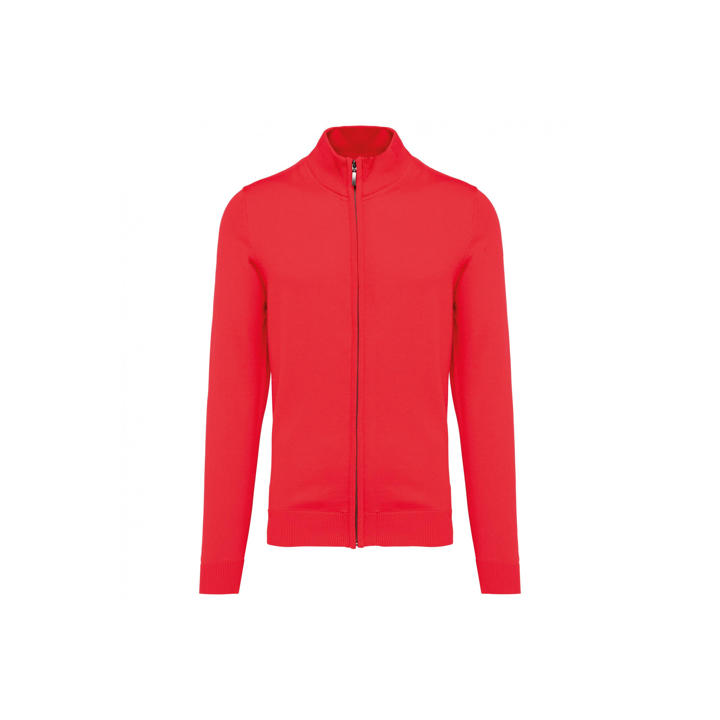 Kariban strickjacke mit reißverschluss