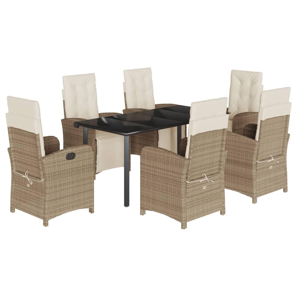 VidaXL Garten essgruppe poly-rattan