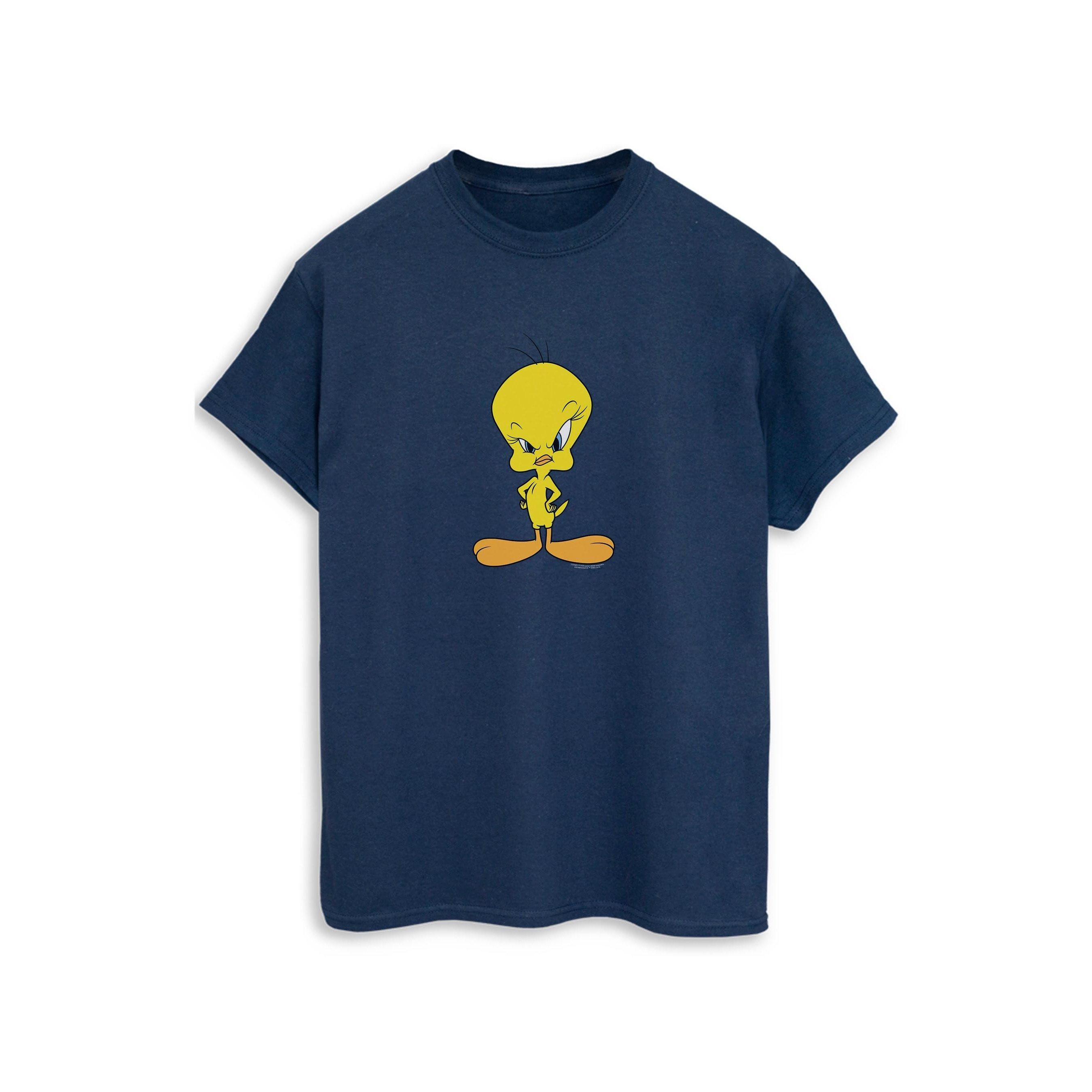 LOONEY TUNES Tweety Bird Angry Print T-Shirt