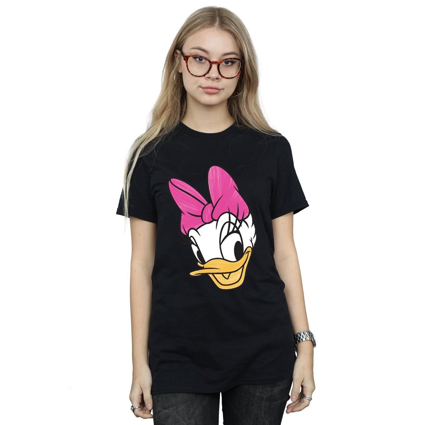 Disney Daisy Duck Face Print T-Shirt