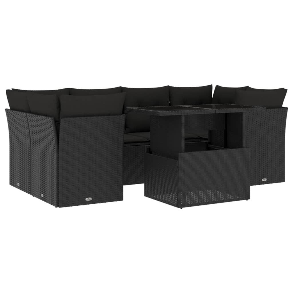 VidaXL Garten sofagarnitur poly-rattan