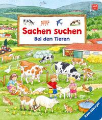 Sachen suchen: Bei den Tieren Gernhäuser, Susanne; Weller, Ursula (Illustrationen) Gebundene Ausgabe