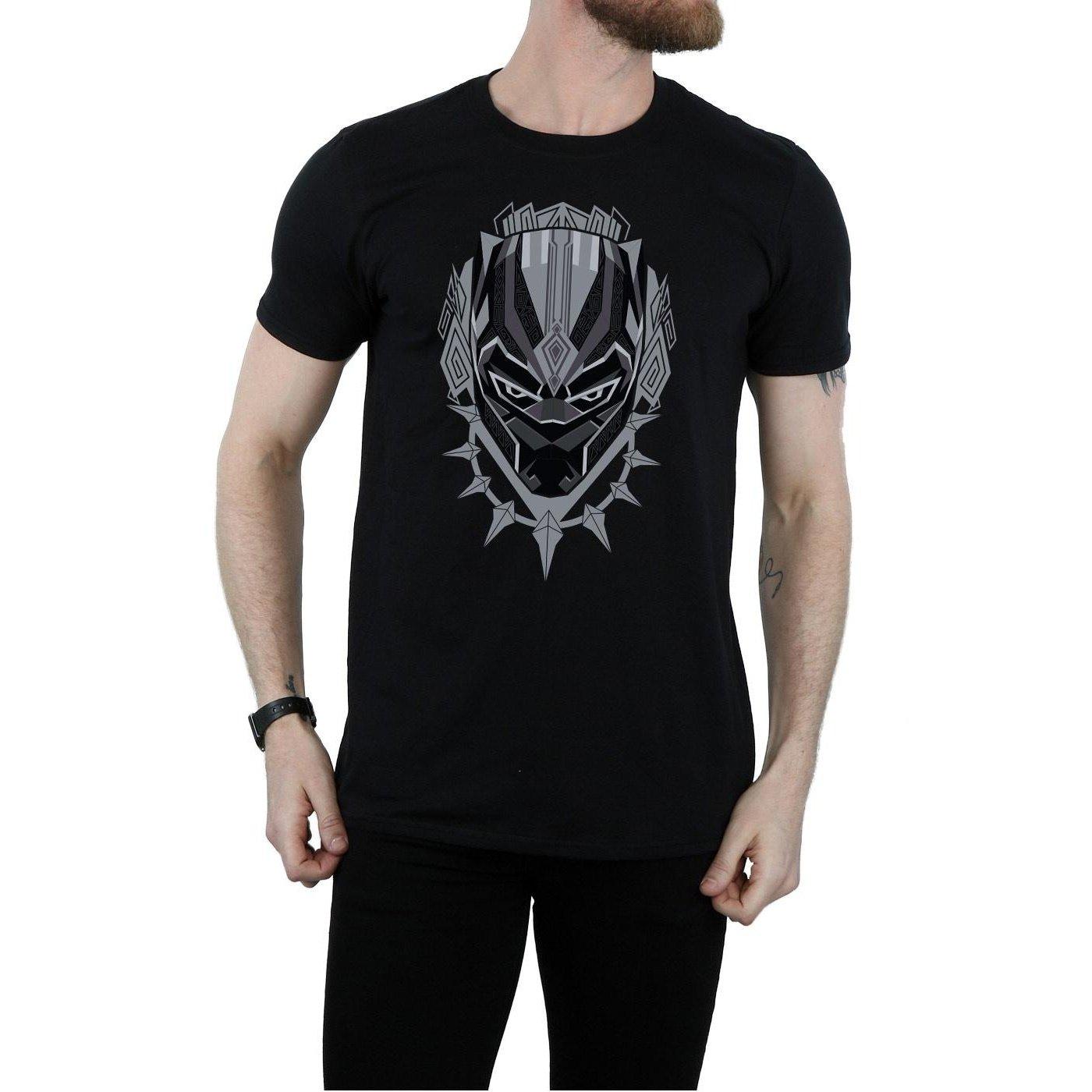 MARVEL Black Panther Masken Print T-Shirt
