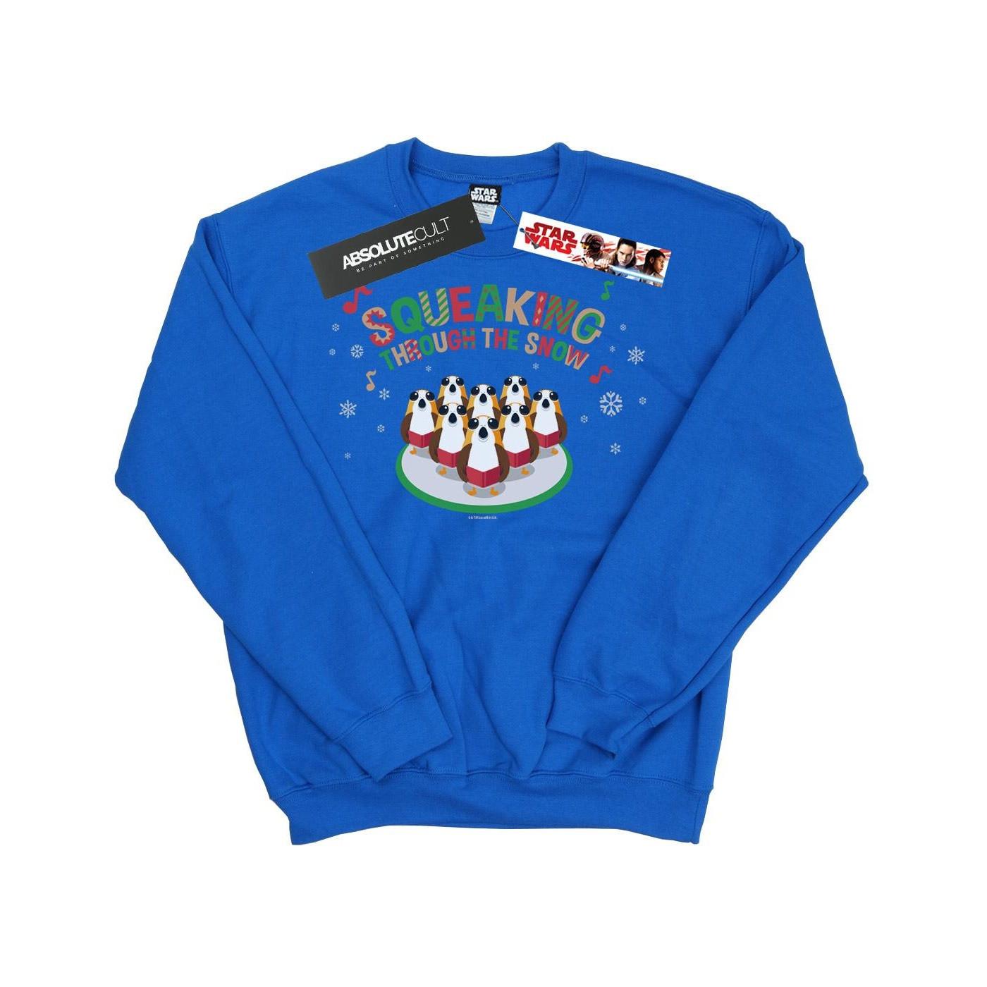 STAR WARS The Last Jedi Squeaking Rolling Through The Snow Sweatshirt