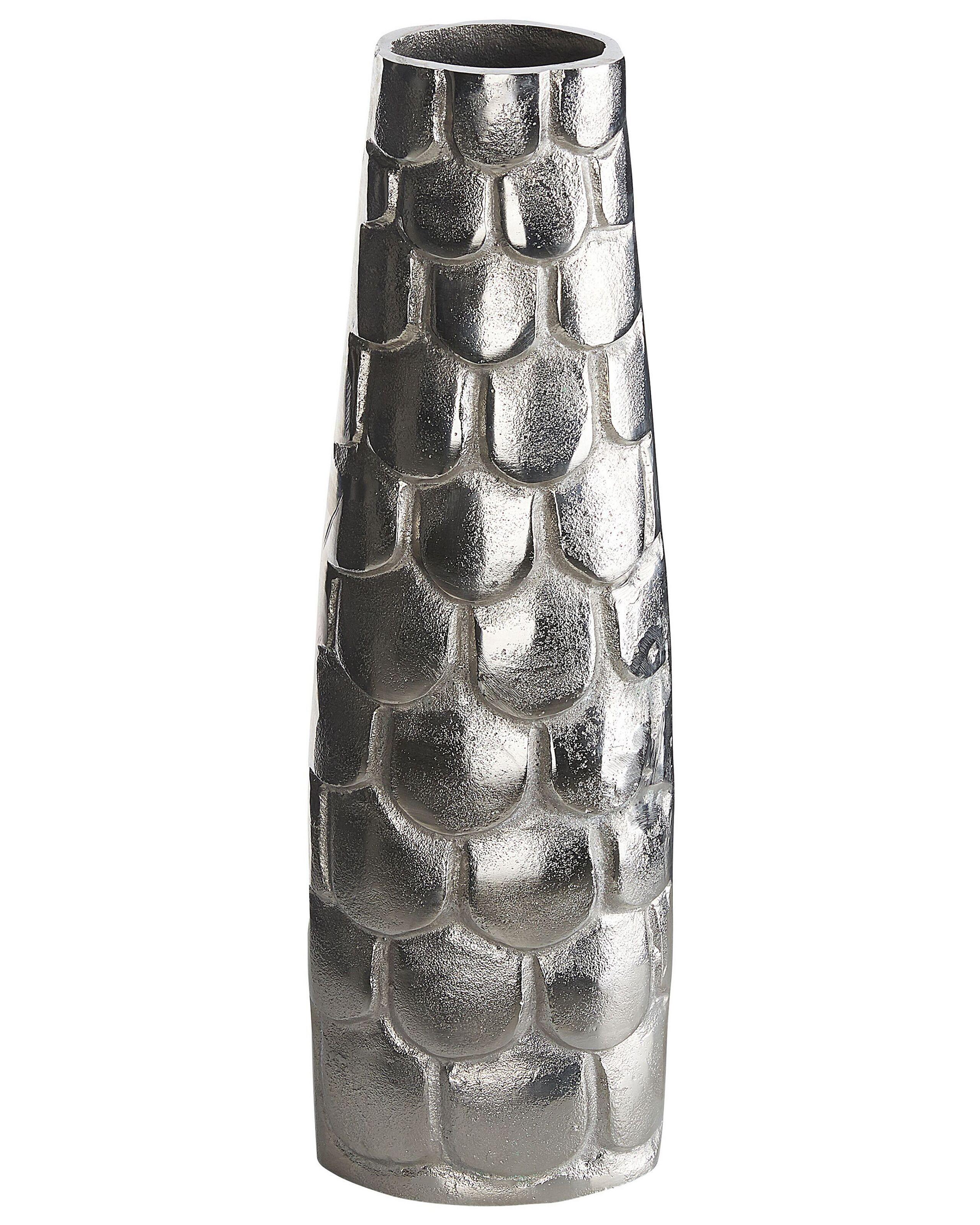 Beliani Blumenvase aus Aluminium Glamourös SUKHOTHAI