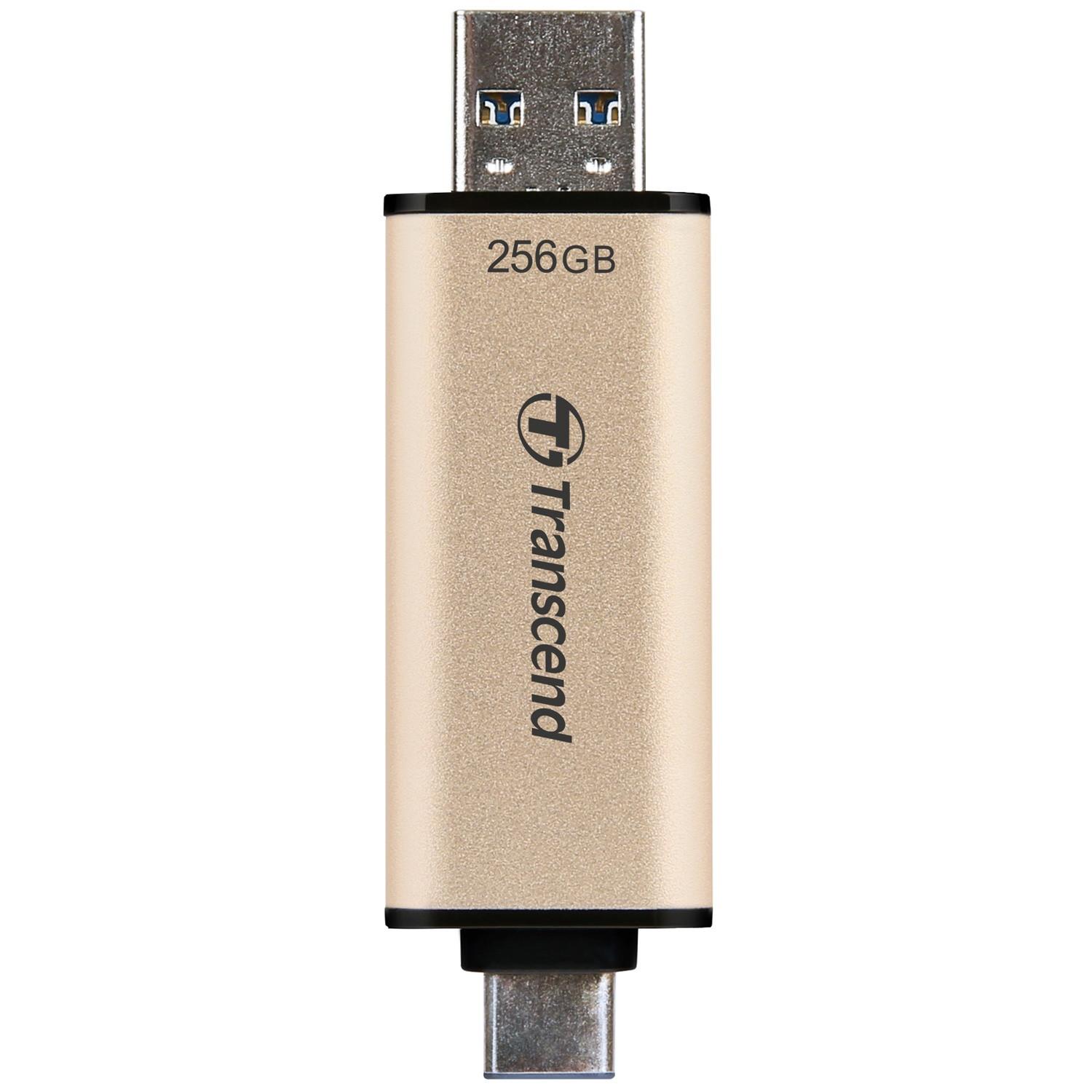 Transcend USB-Speicher JF930C 2-in-1 (USB3.2/USB-C) 256 GB