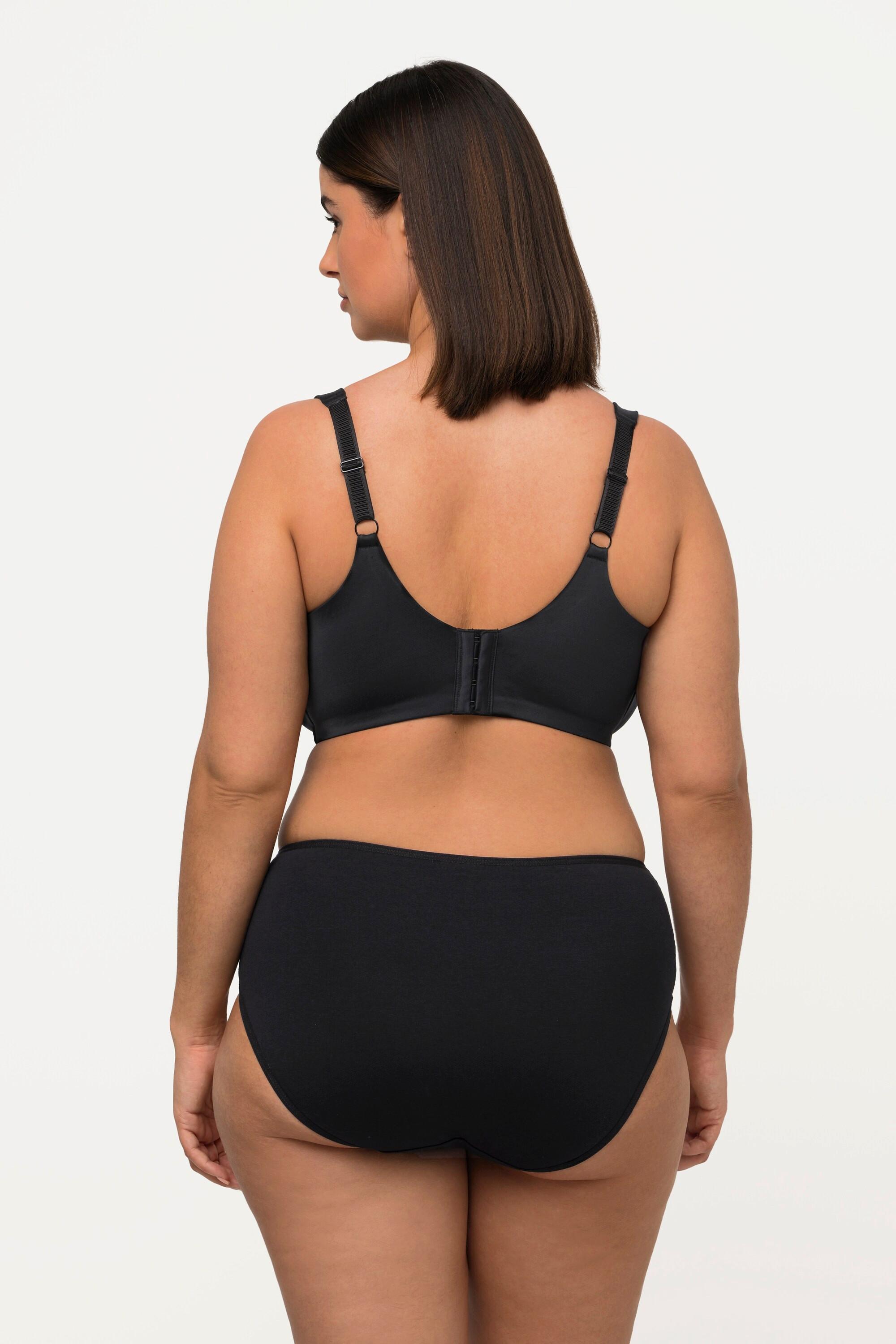 Ulla Popken BH, Spacer-Cups, ohne Bügel, Mikrofaser, Cup C-E