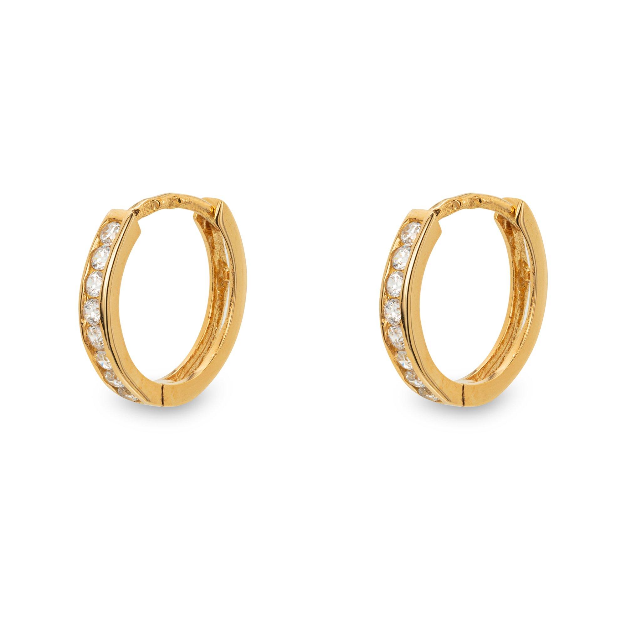 L' Atelier Gold 18 Karat by Manor Kreolen