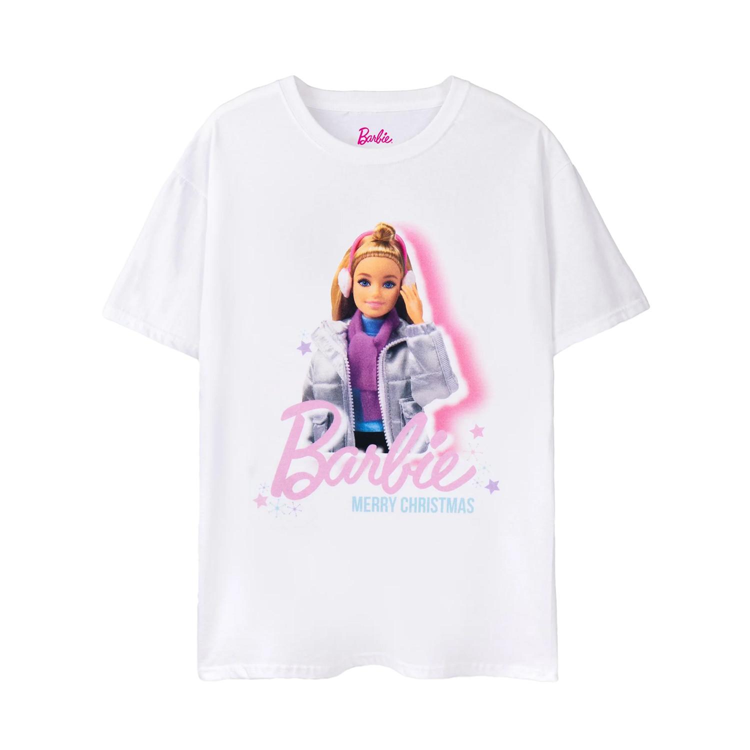 Barbie Weihnachtliches Design T-Shirt