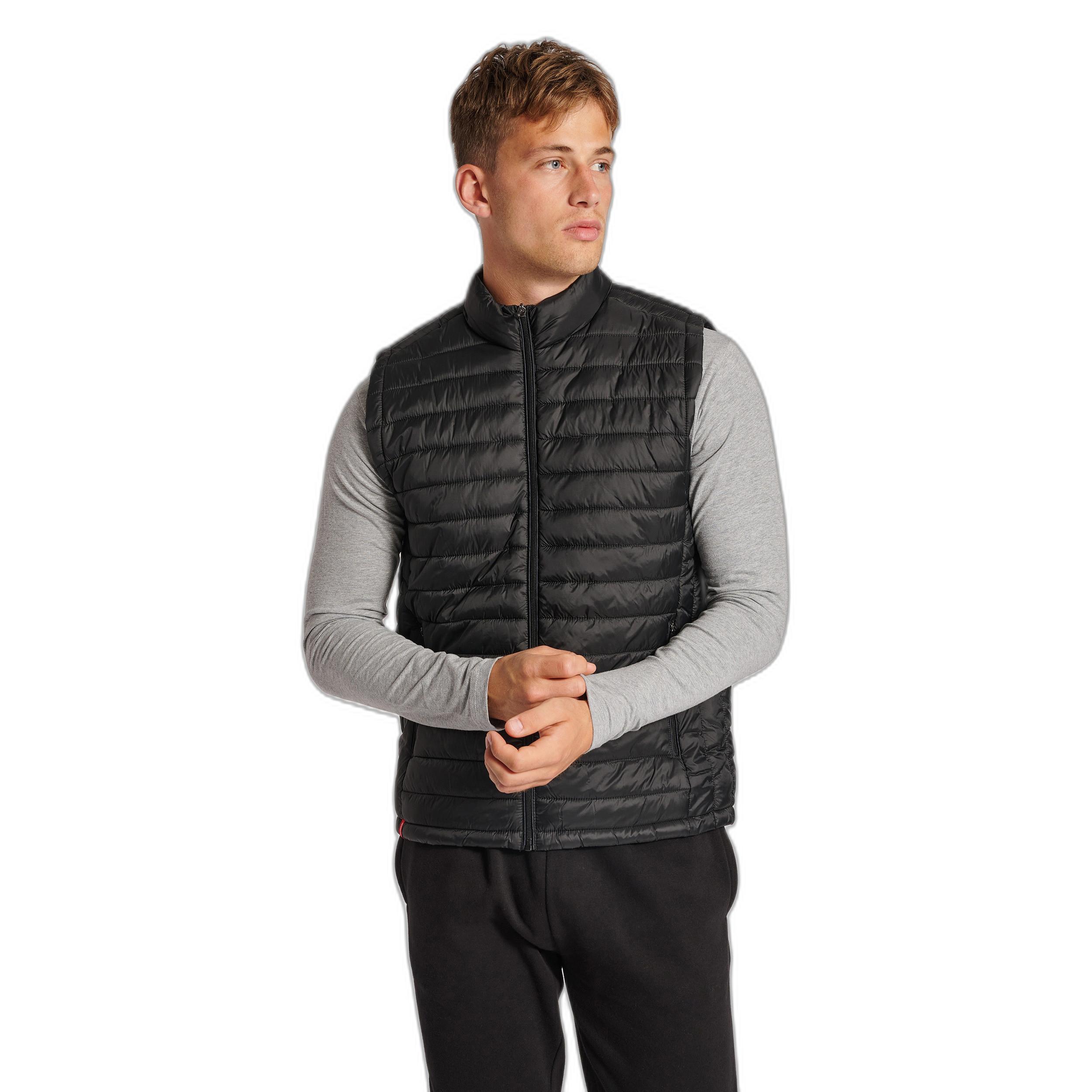 Hummel ärmellose daunenjacke red