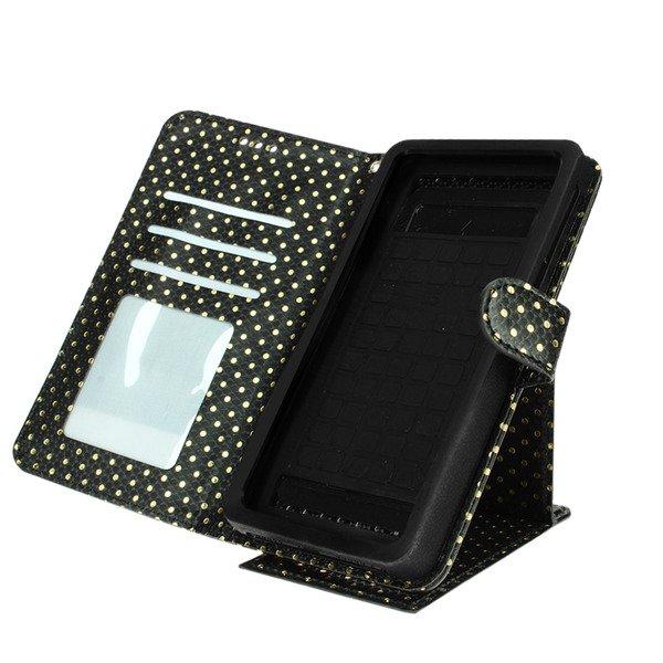 Avizar Flip Cover Tupfen Größe S – Schwarz