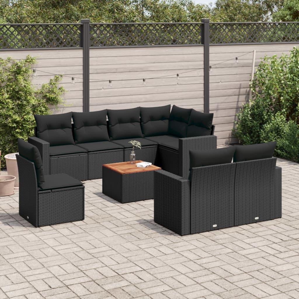 VidaXL Garten sofagarnitur poly-rattan