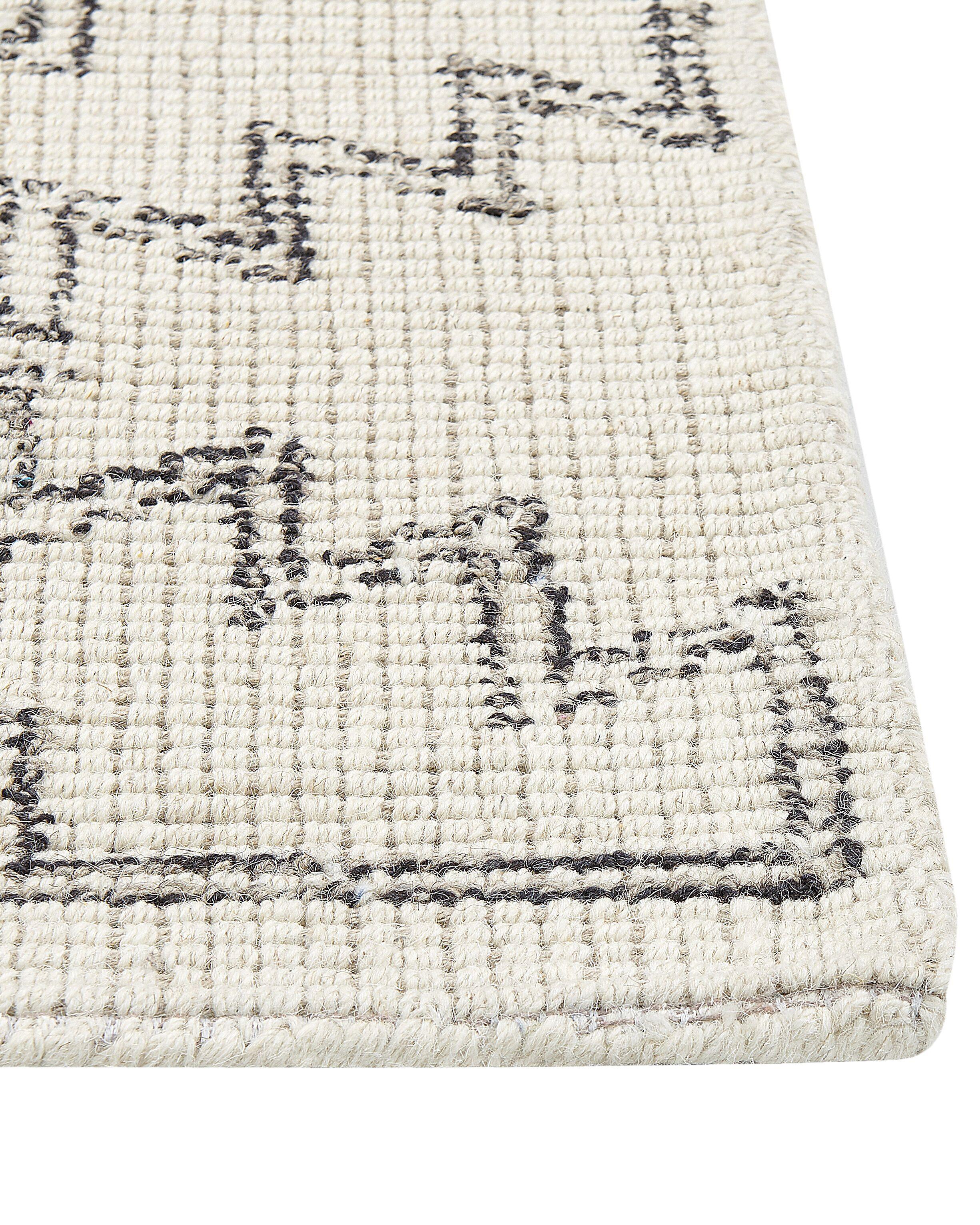 Beliani Teppich aus Wolle Boho URLA