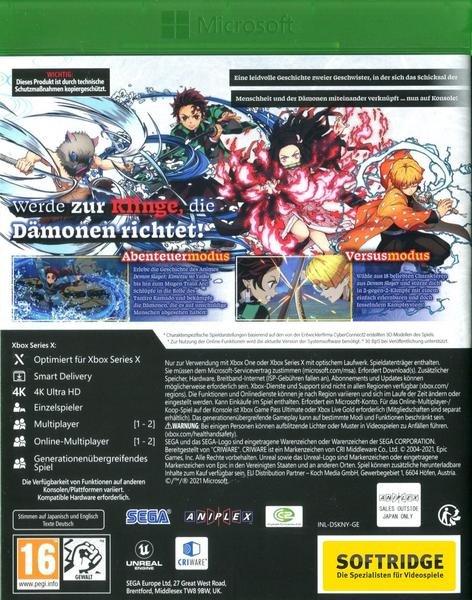 SEGA SEGA Demon Slayer - The Hinokami Chronicles Standard Englisch Xbox One X