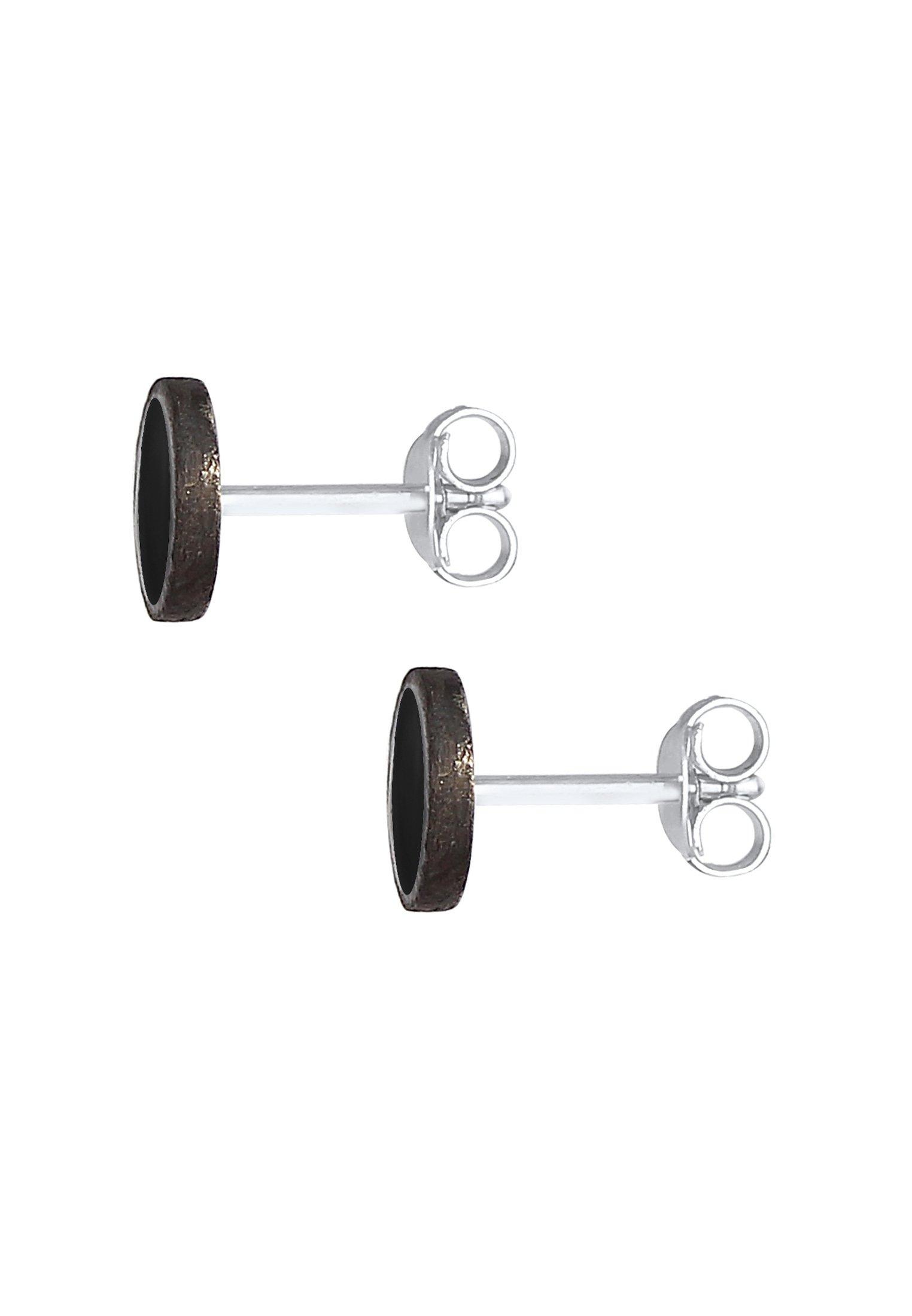 Kuzzoi Ohrringe Basic Kreis Geo Emaille
