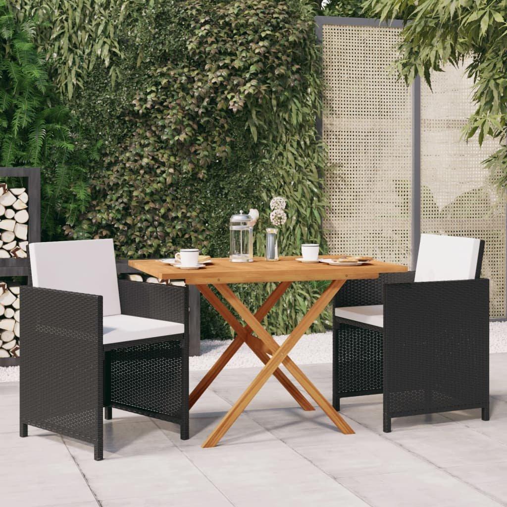 VidaXL Garten essgruppe poly-rattan