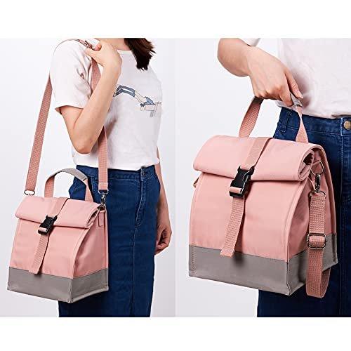 Only-bags.store Kühltasche Kleine große Lunch-Tasche 10L Rolltop Picknick-Tasche erweiterbare Lunch-Tasche für