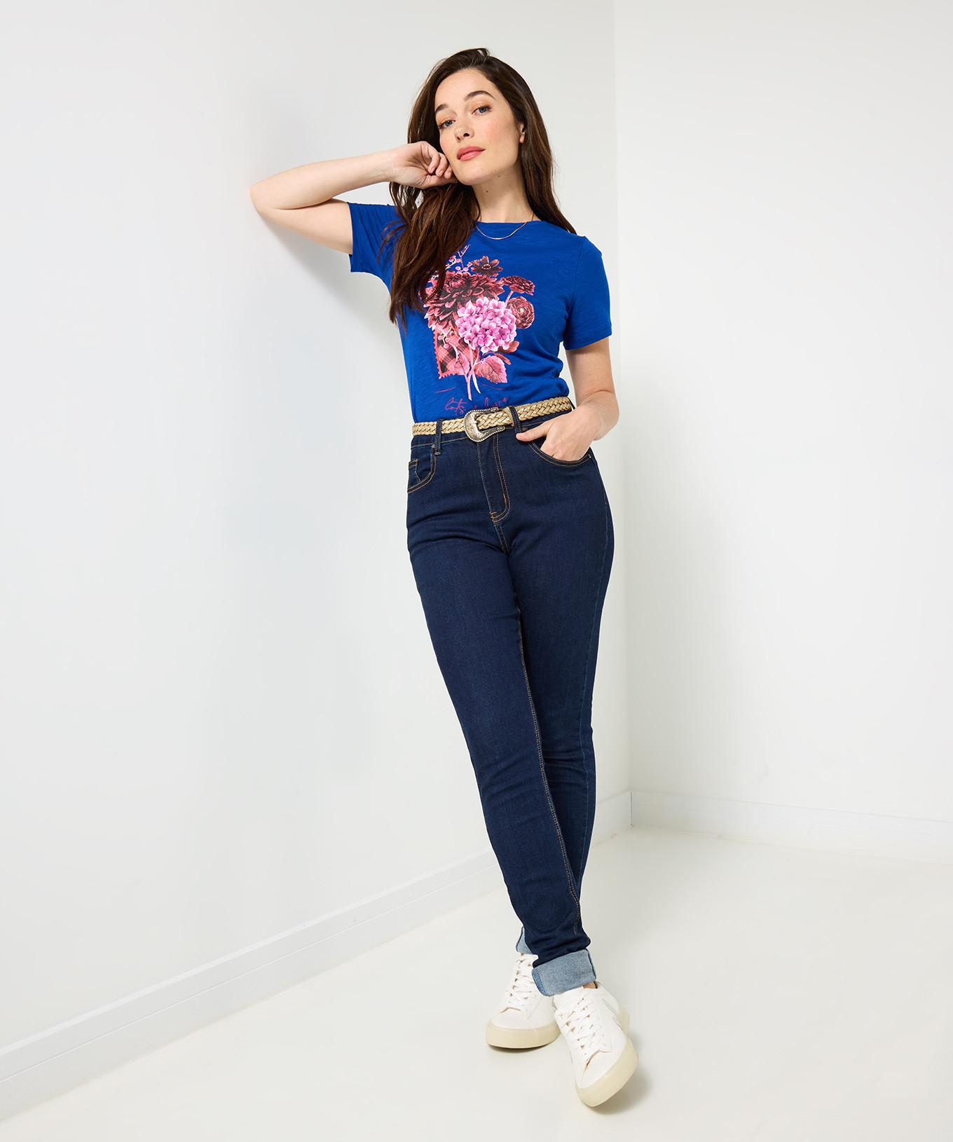 Joe Browns T-Shirt mit Blumenstrauß-Grafik