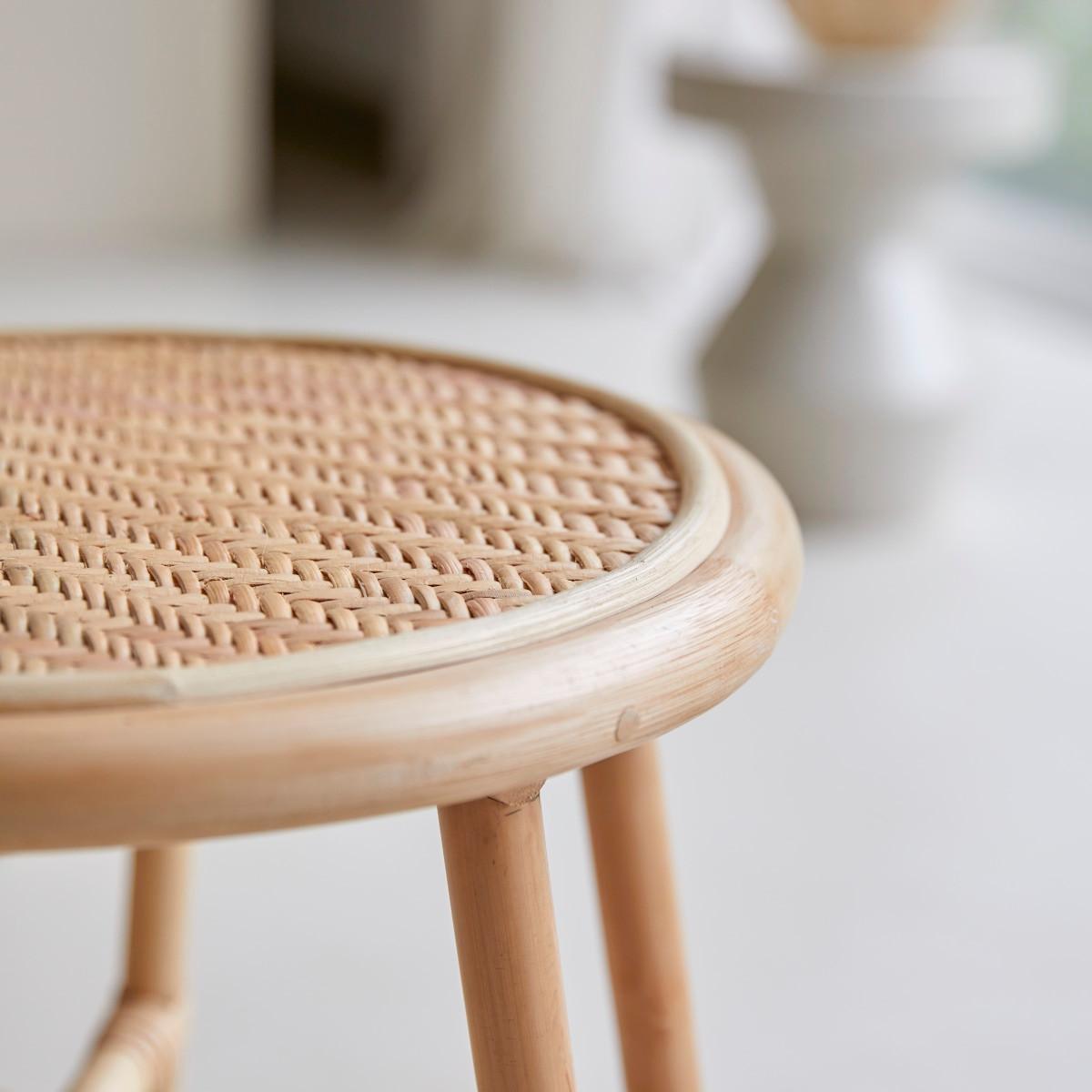 Tikamoon Beistelltisch aus Rattan Lina