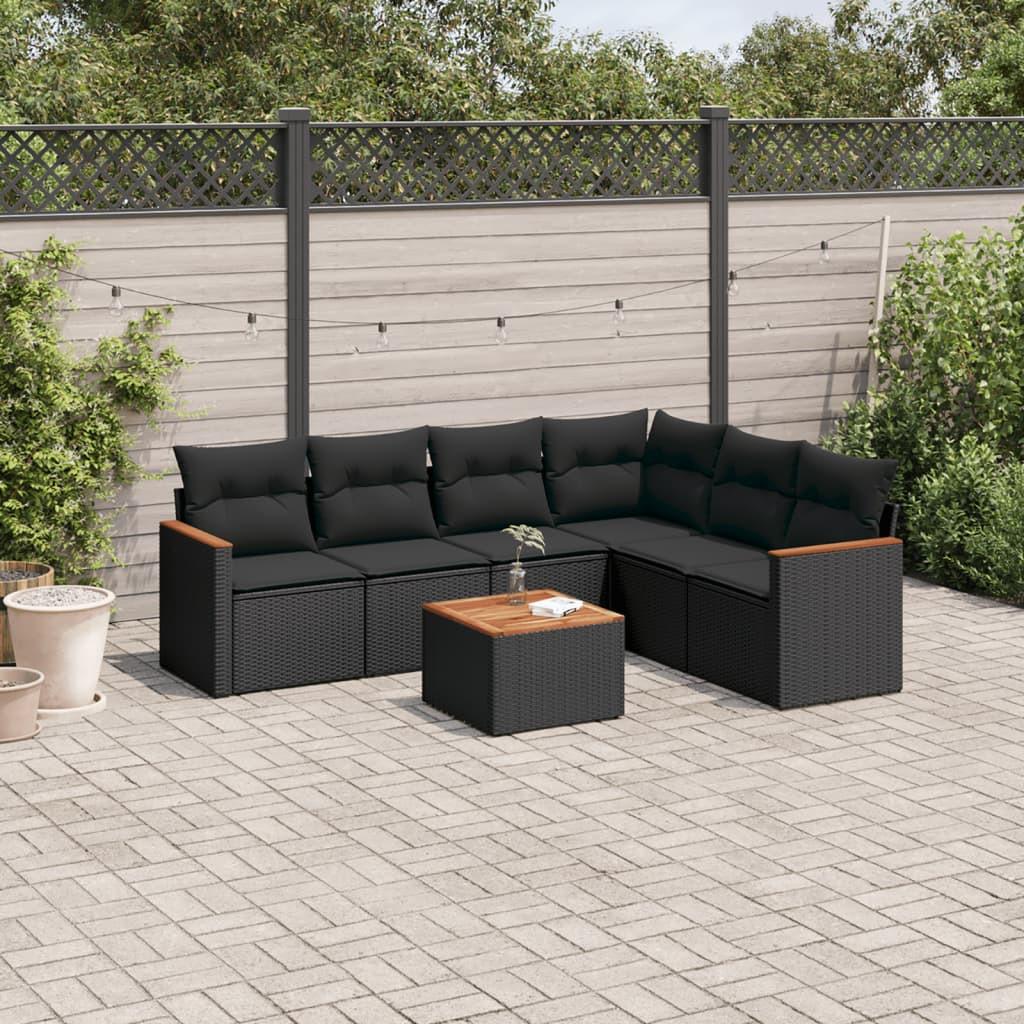 VidaXL Garten sofagarnitur poly-rattan