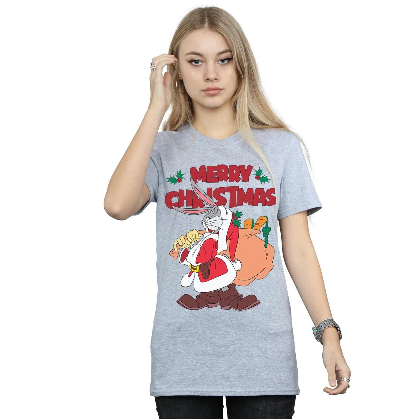 LOONEY TUNES Bugs Bunny Merry Christmas T-Shirt