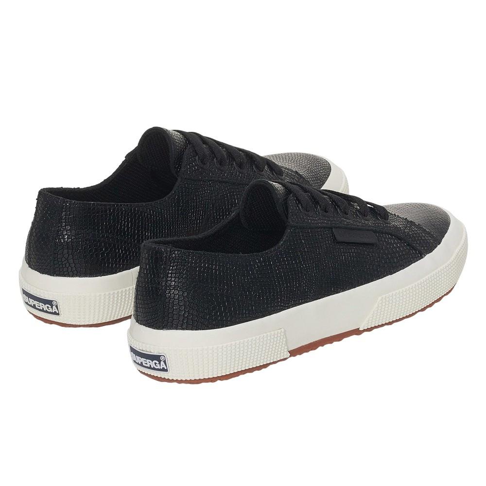 SUPERGA Sneaker 2750, Schlangenmuster, Narbiges Leder