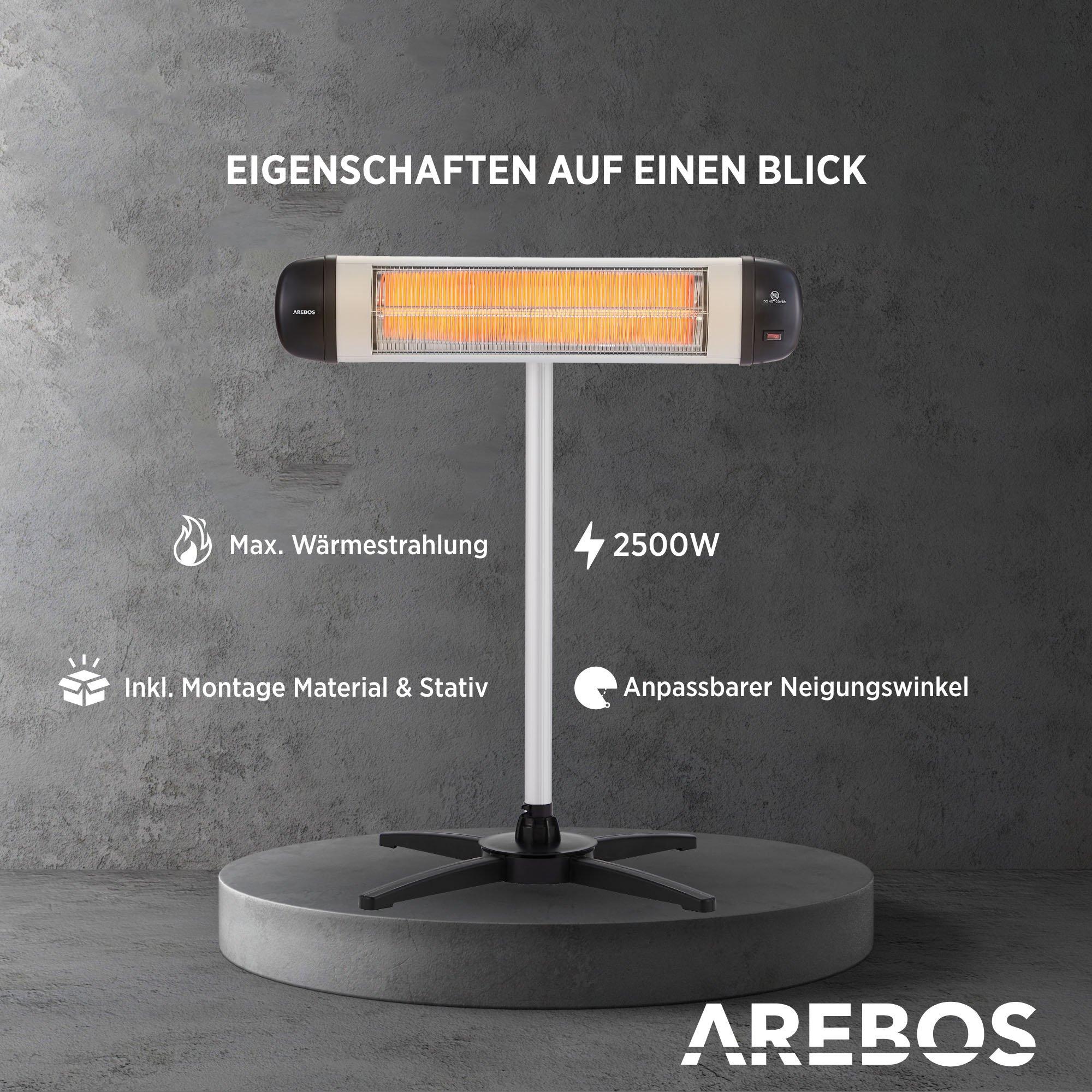 Arebos Infrarot Heizstrahler Wärmestrahler Infrarotstrahler