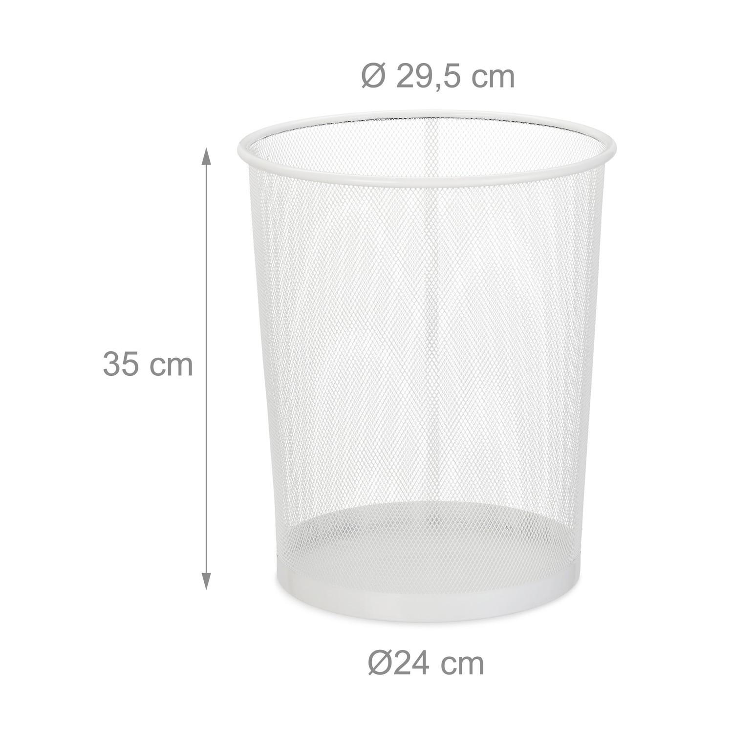 B2X Großer Mülleimer aus Metall
