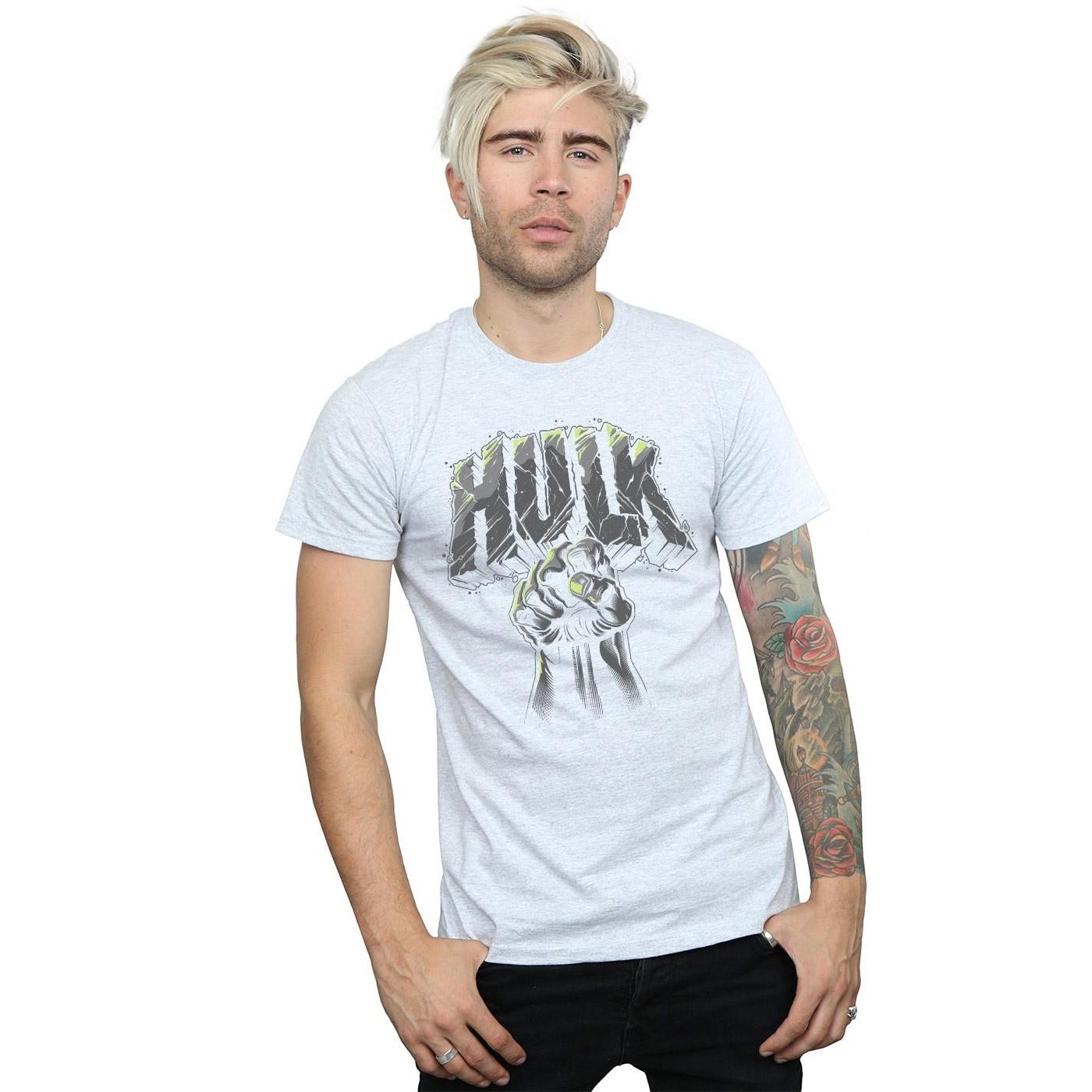 MARVEL Hulk Faust Grafik Print T-Shirt