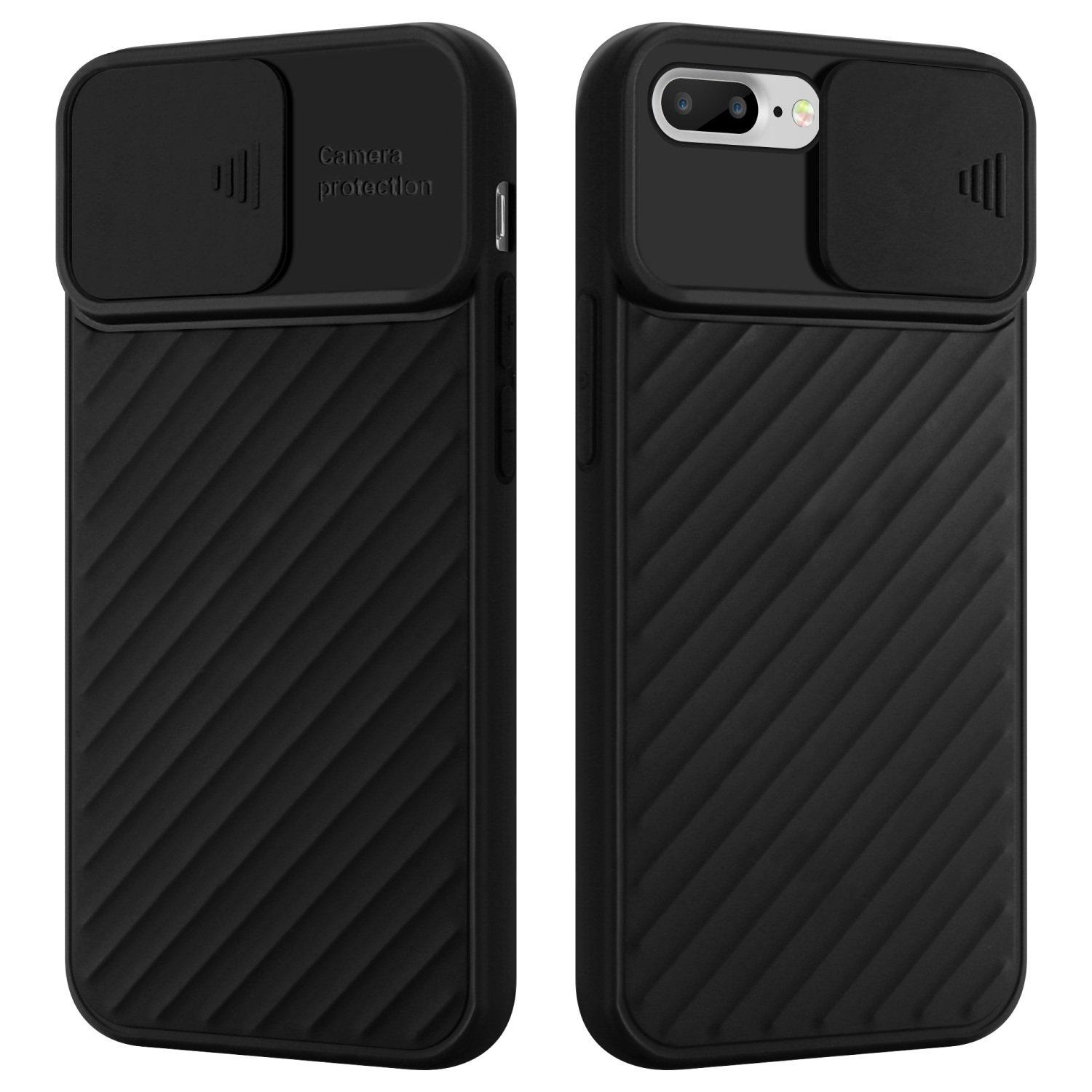 Cadorabo Hülle für Apple iPhone 7 PLUS 7S PLUS 8 PLUS TPU Silikon und Kameraschutz