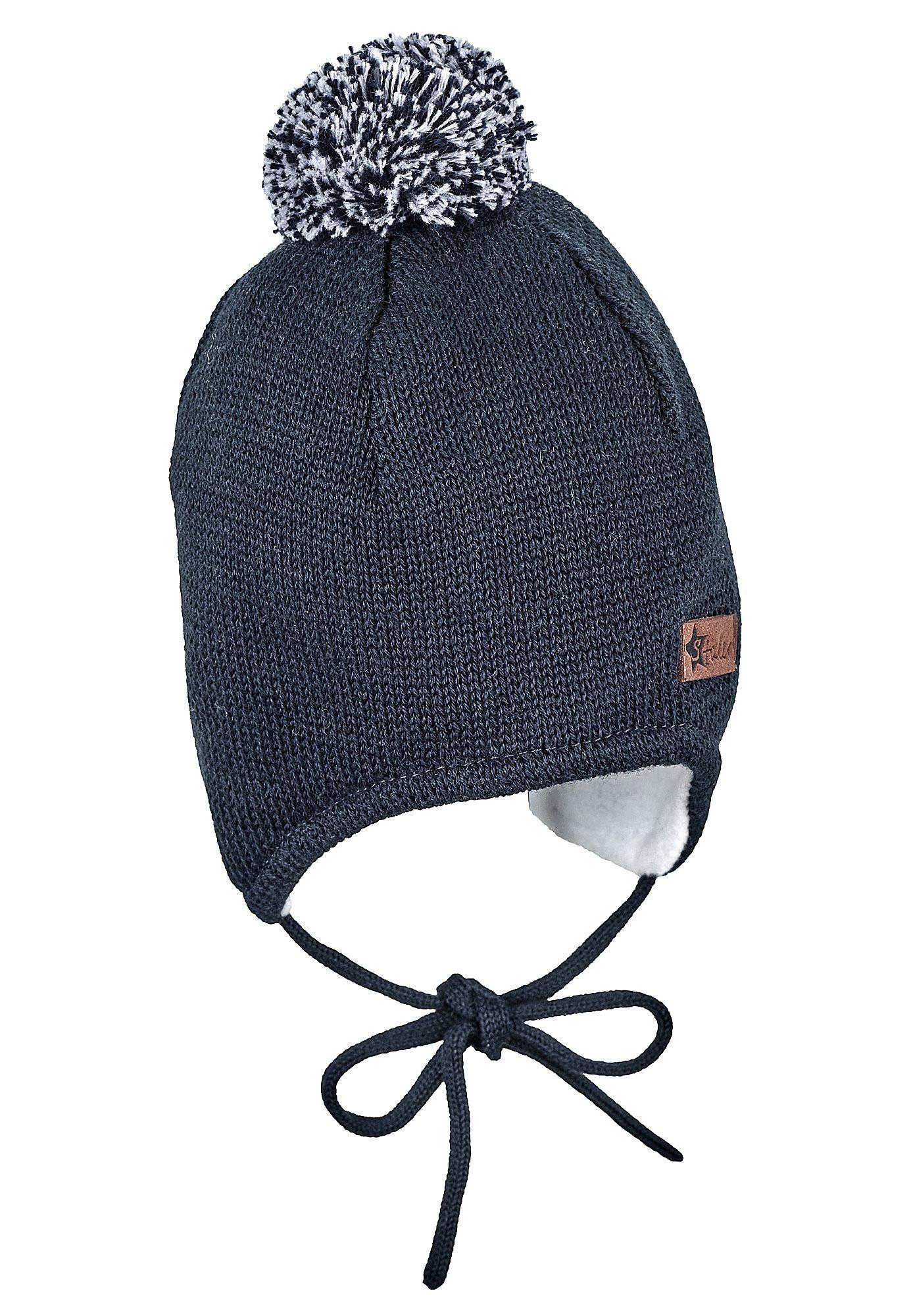 Sterntaler Kleinkinder Strickmütze marine