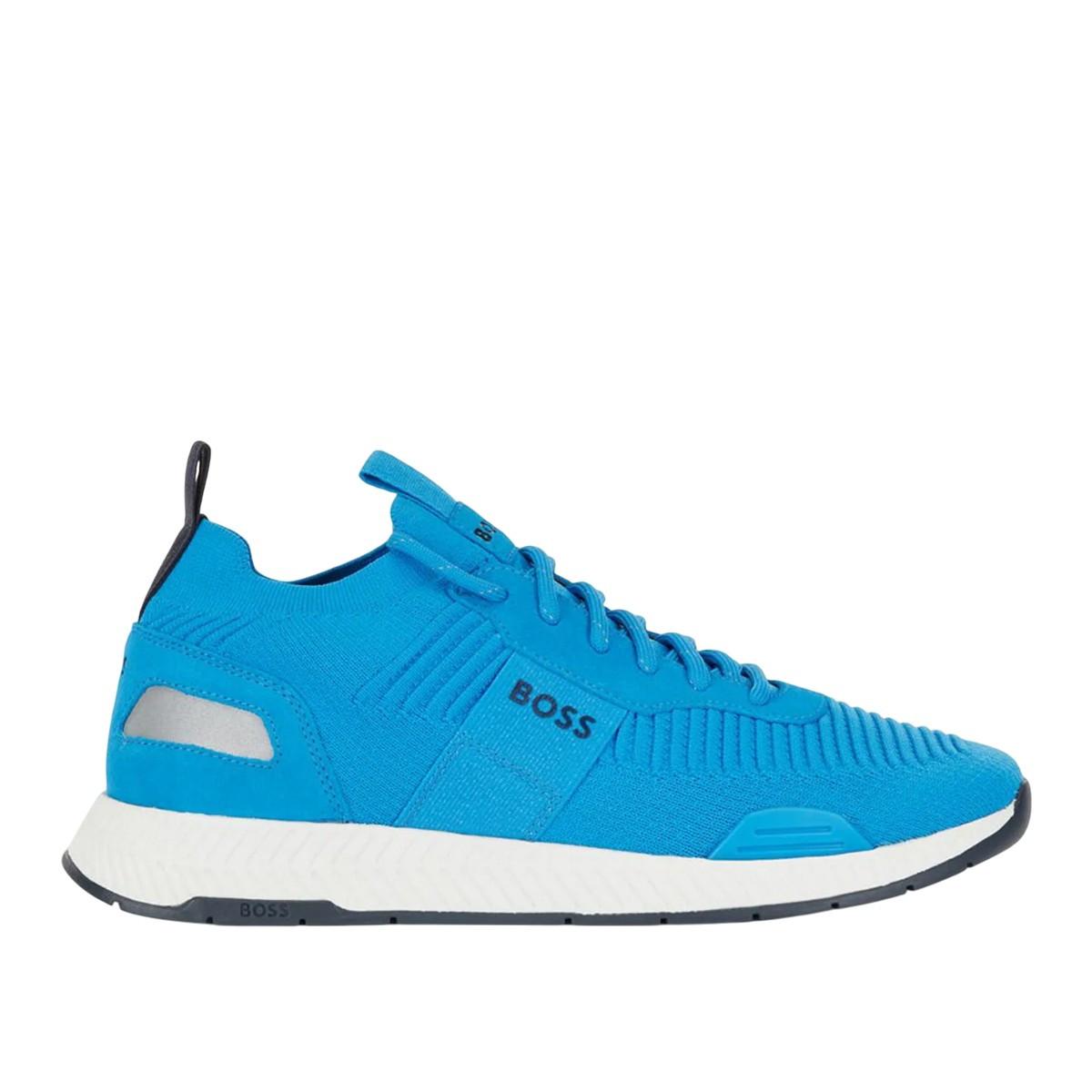 BOSS Sneaker Titanium, WildlederPanel