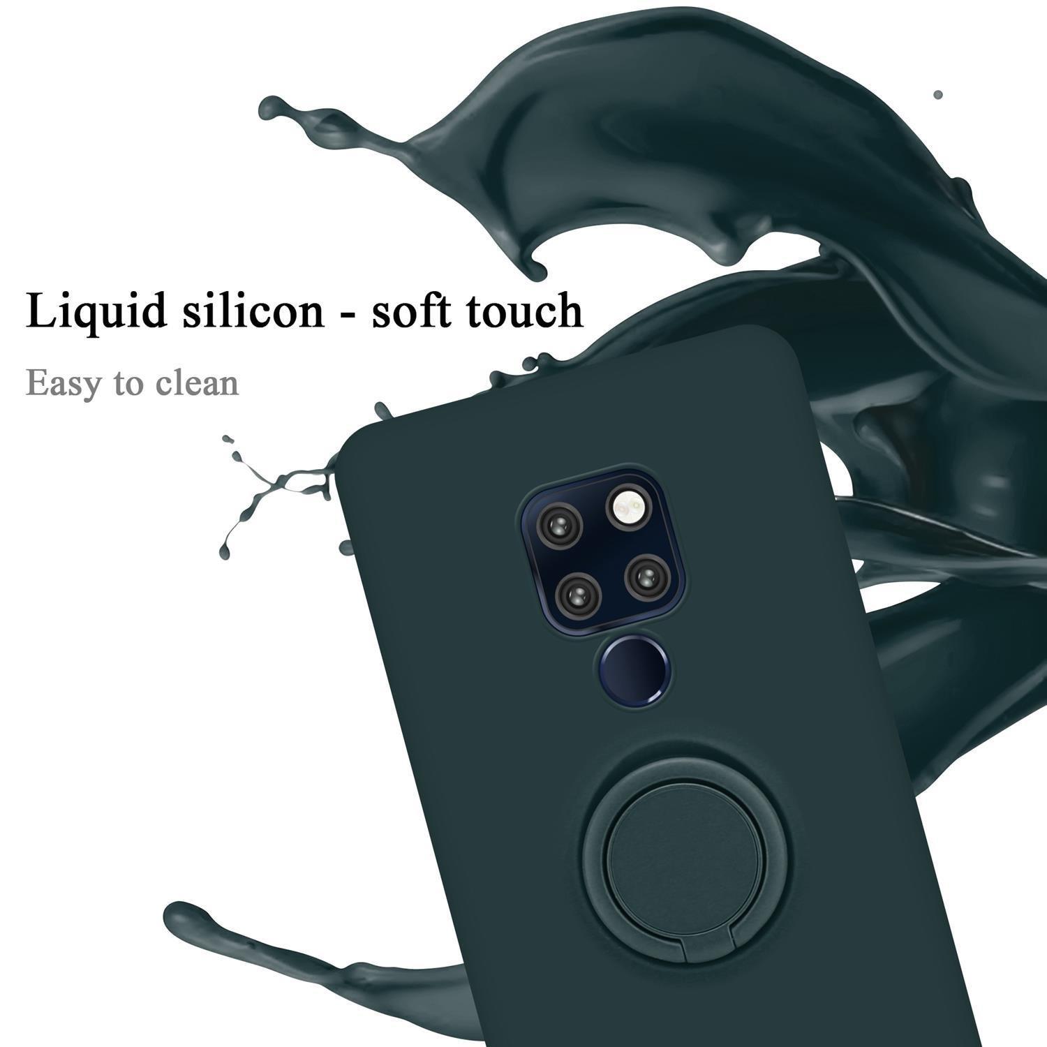 Cadorabo Hülle für Huawei MATE 20 TPU Silikon mit Ring Liquid