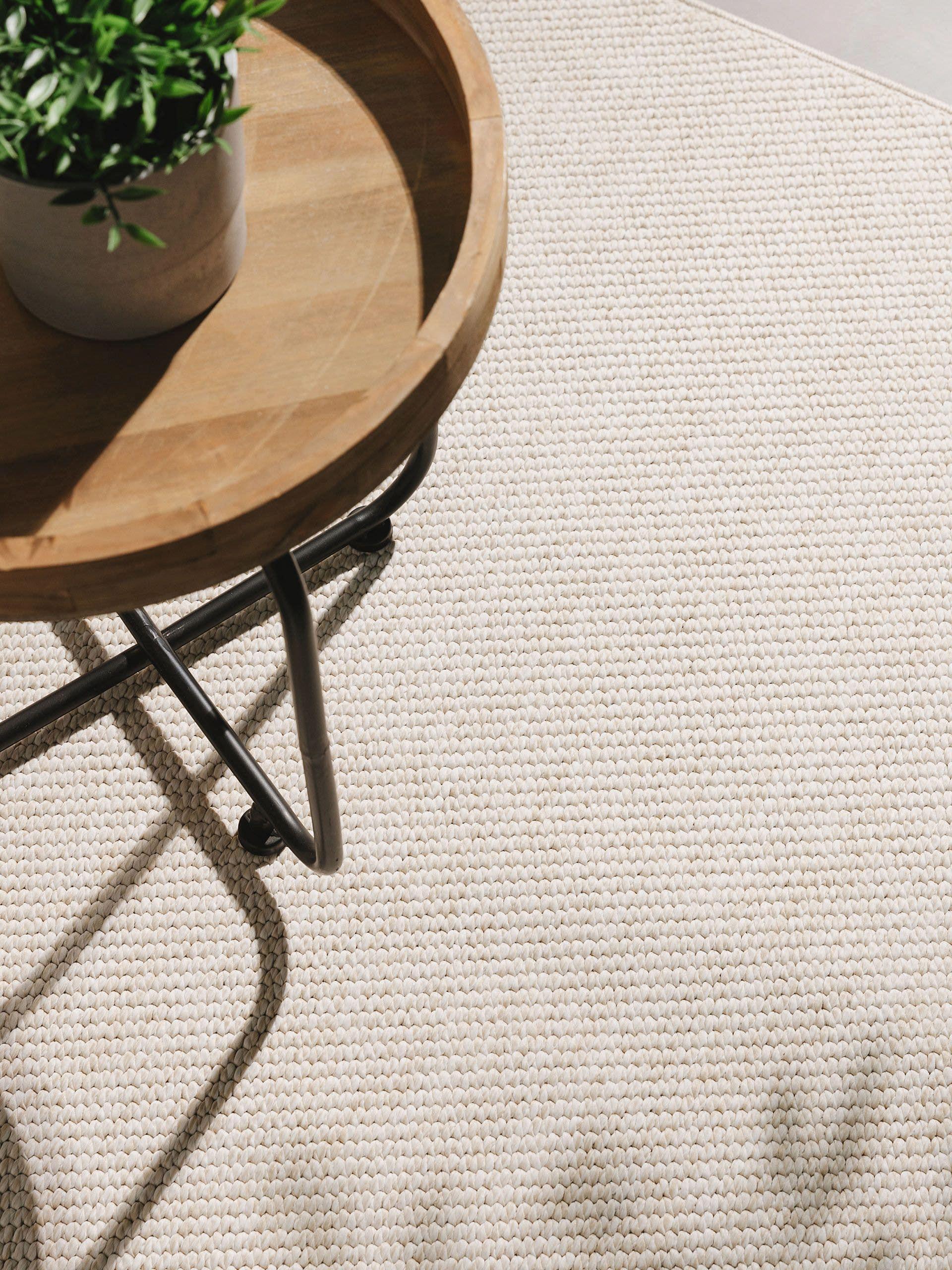 Benuta In- & Outdoor-Teppich Iowa Cream