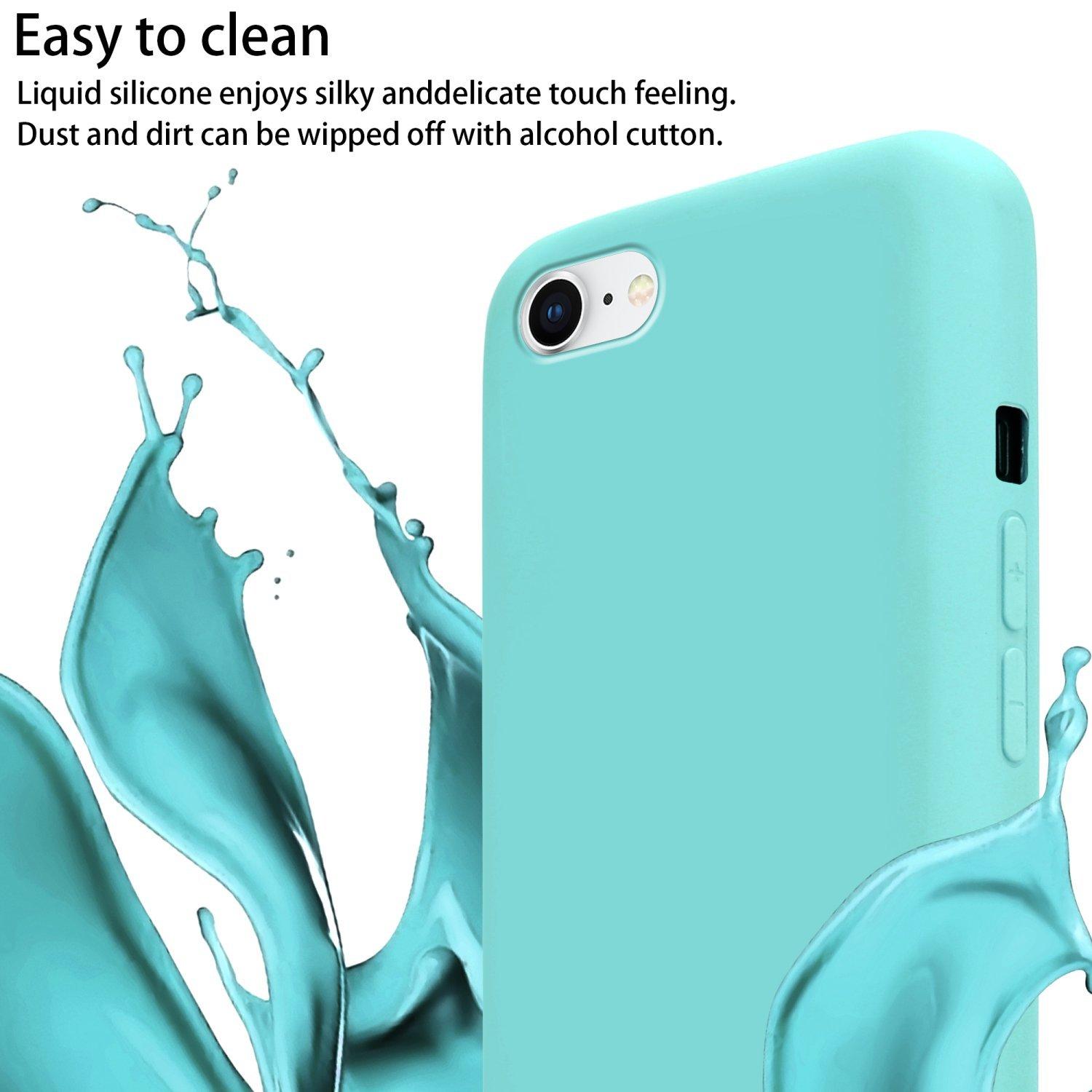 Cadorabo Handy Kette für Apple iPhone 7 7S 8 SE 2020 Silikon Schutzhülle