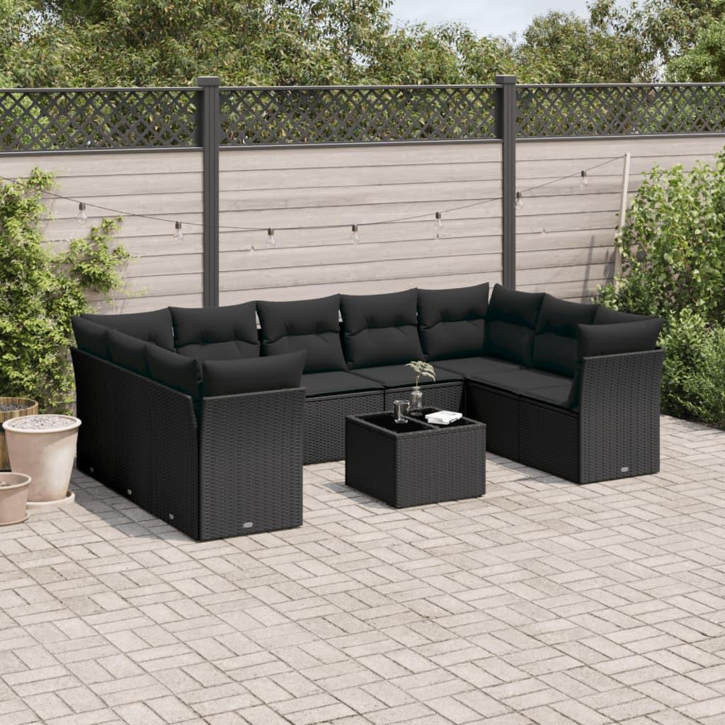 VidaXL Garten sofagarnitur poly-rattan
