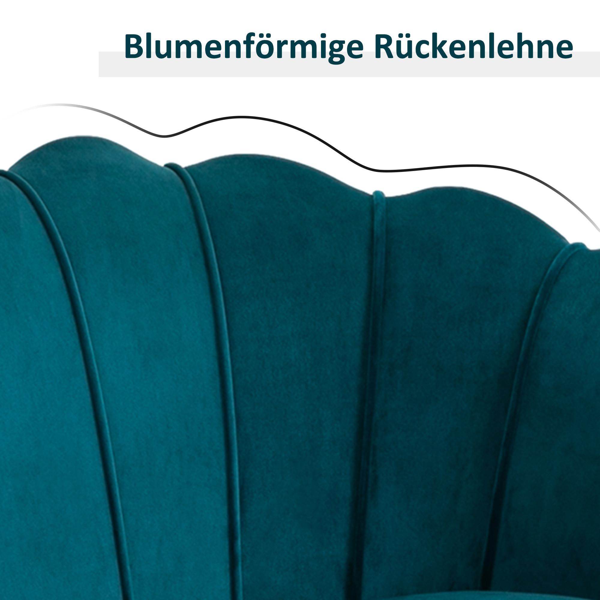HOMCOM 2-Sitzer-Sofa