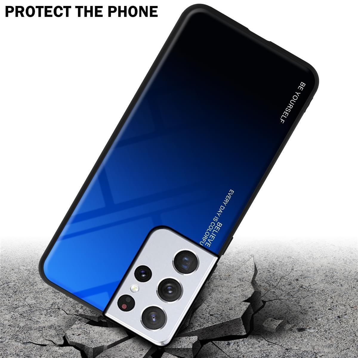 Cadorabo Hülle für Samsung Galaxy S21 ULTRA Zweifarbig