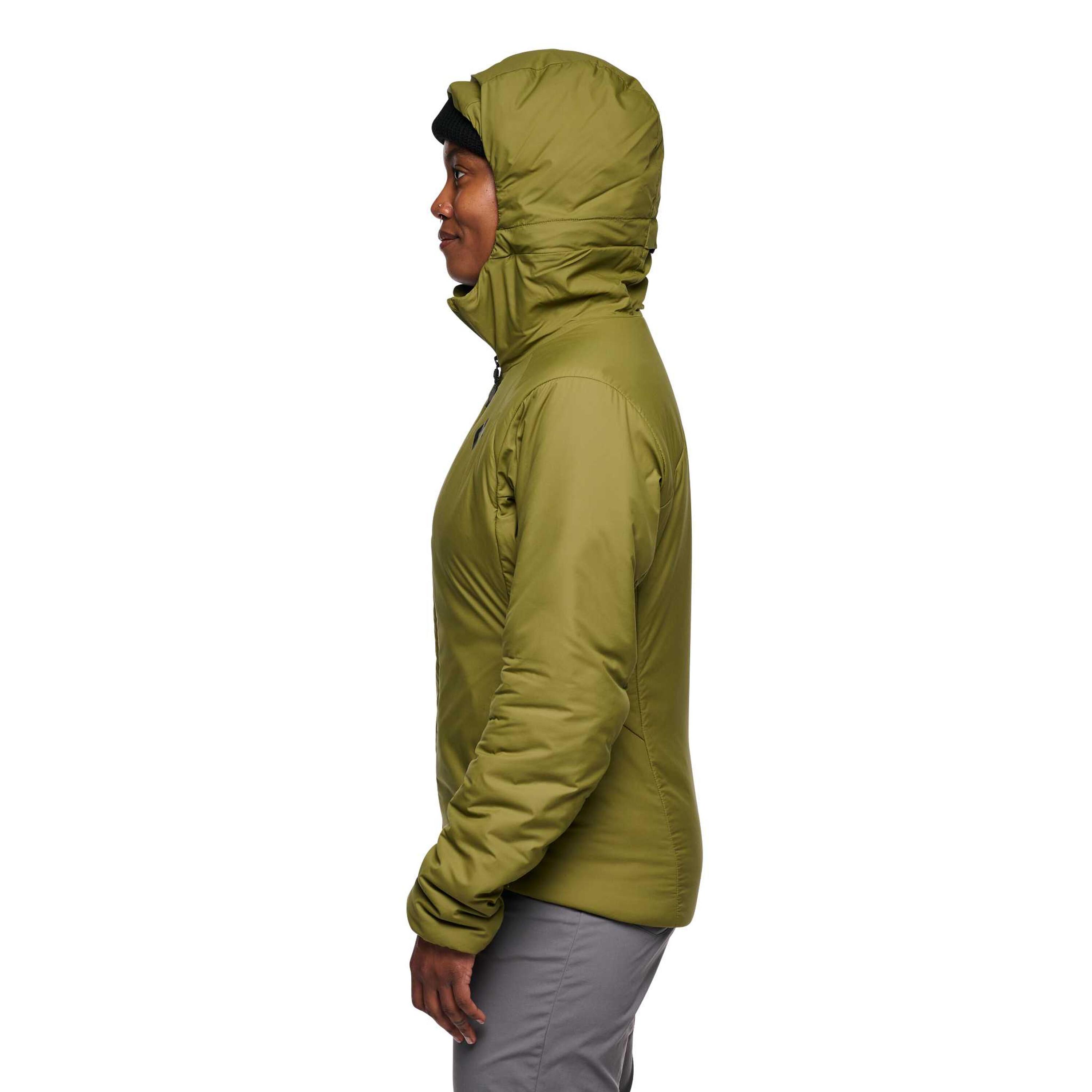 Black Diamond hoodie damen back diamond first ight strech