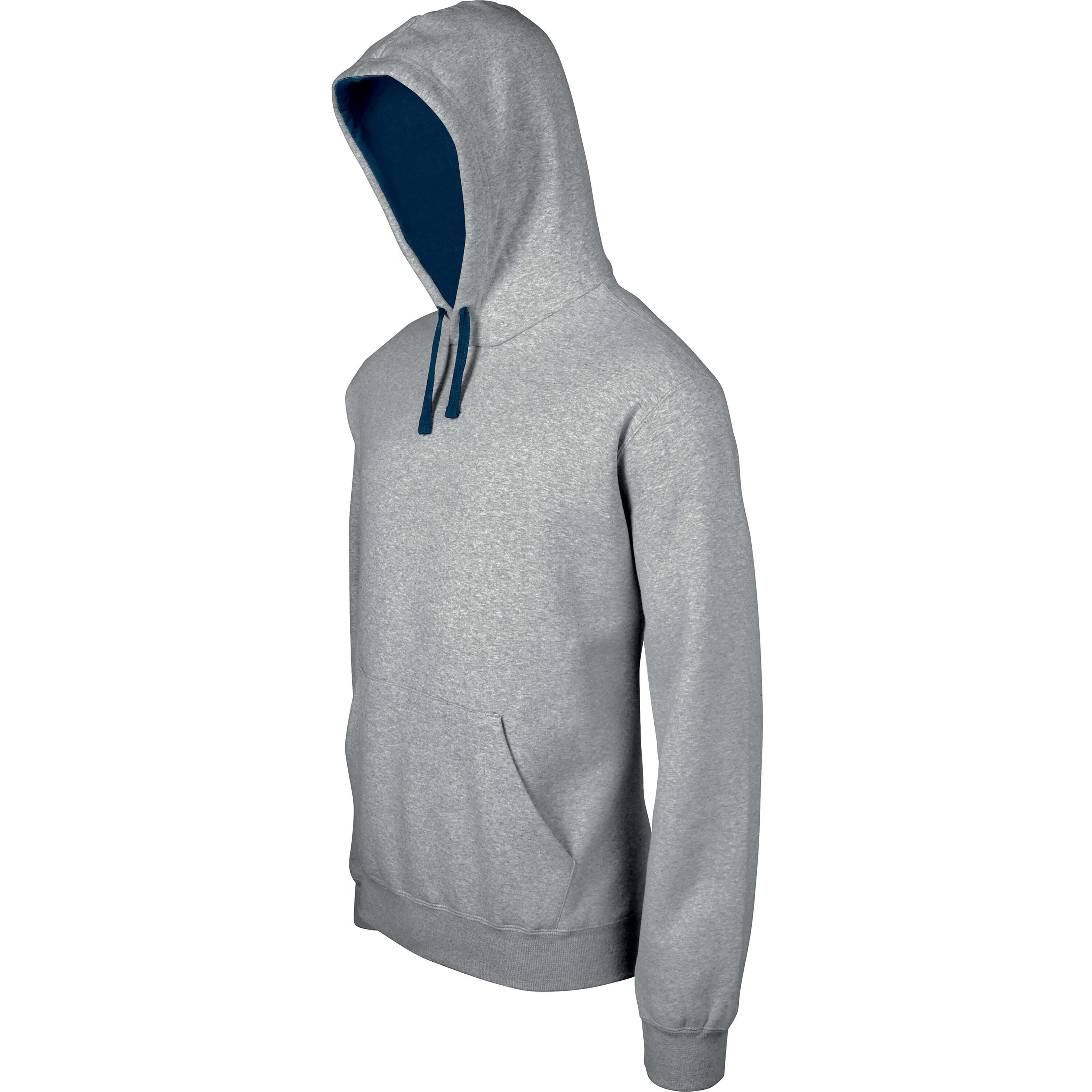 Kariban hoodie contrastée