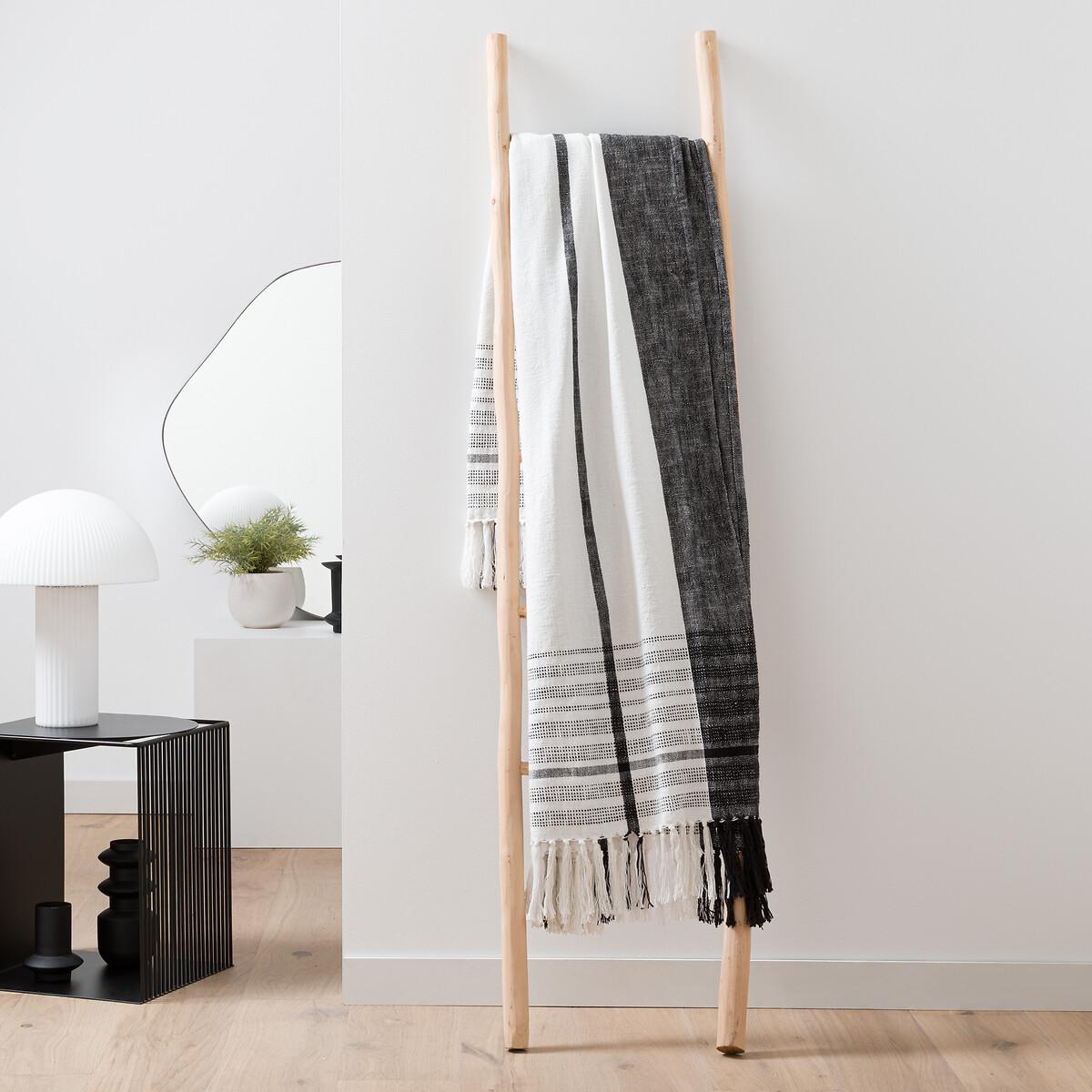 La Redoute Intérieurs Baumwoll-Plaid Parfeti mit Webstreifen