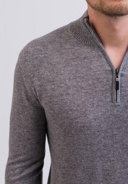 CASH-MERE.CH Kaschmir Stehkragen Pullover