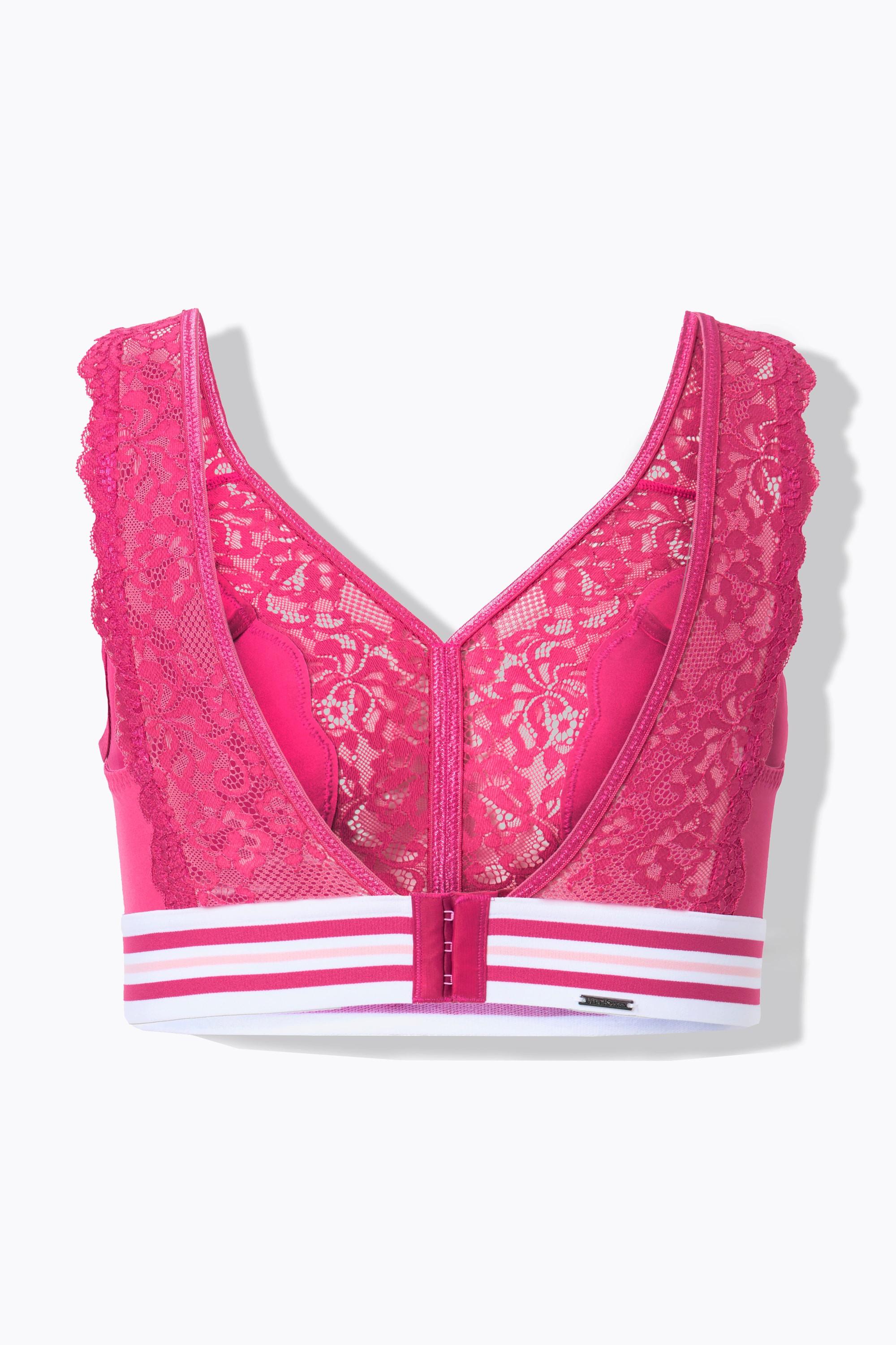 Ulla Popken Minimizer-Bralette, Spitze, ohne Bügel