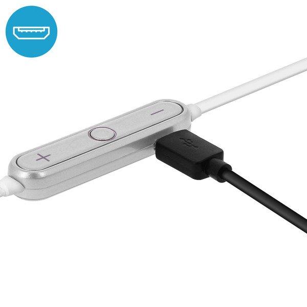 Akashi Bluetooth HD Running Kopfhörer – Silber
