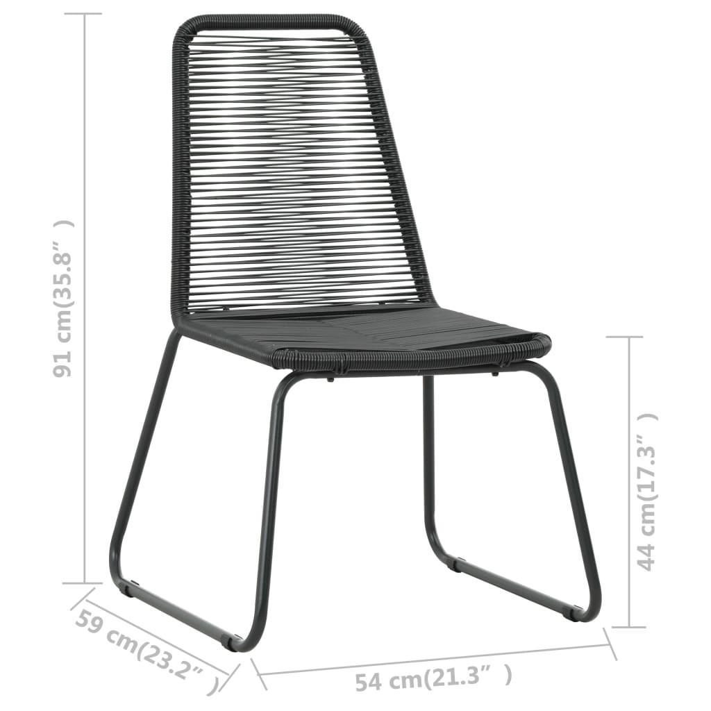 VidaXL Gartenstuhl poly-rattan