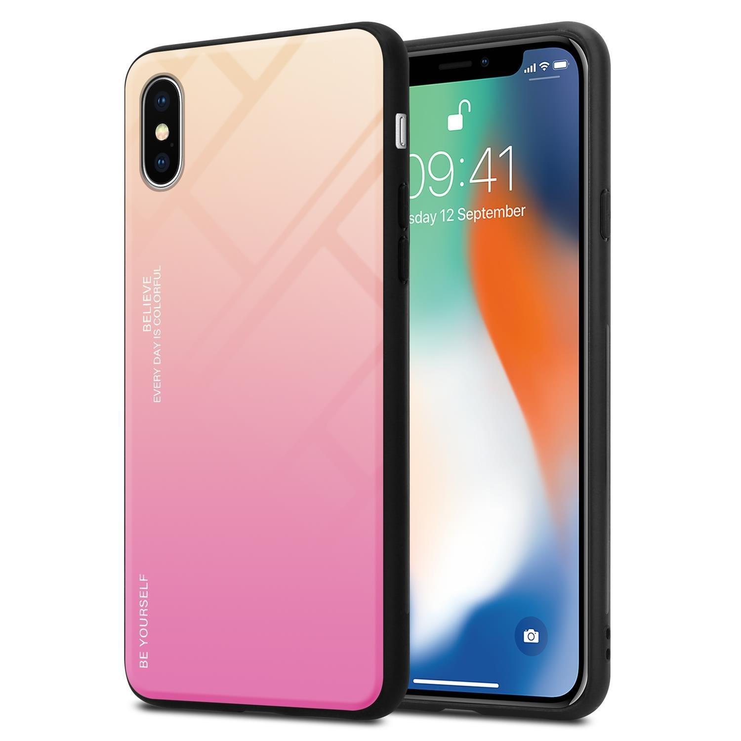 Cadorabo Hülle für Apple iPhone X / XS Zweifarbig