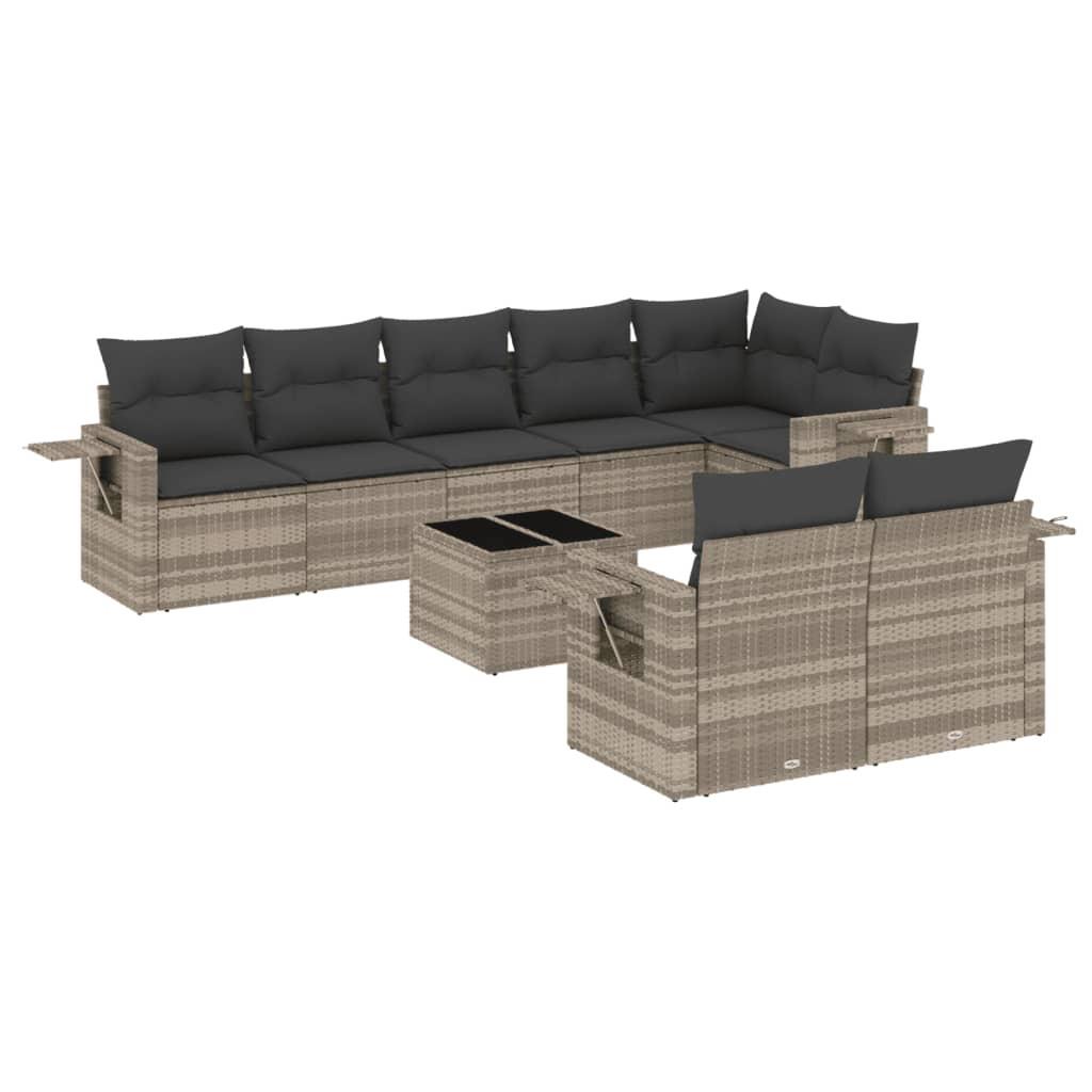 VidaXL Garten sofagarnitur poly-rattan